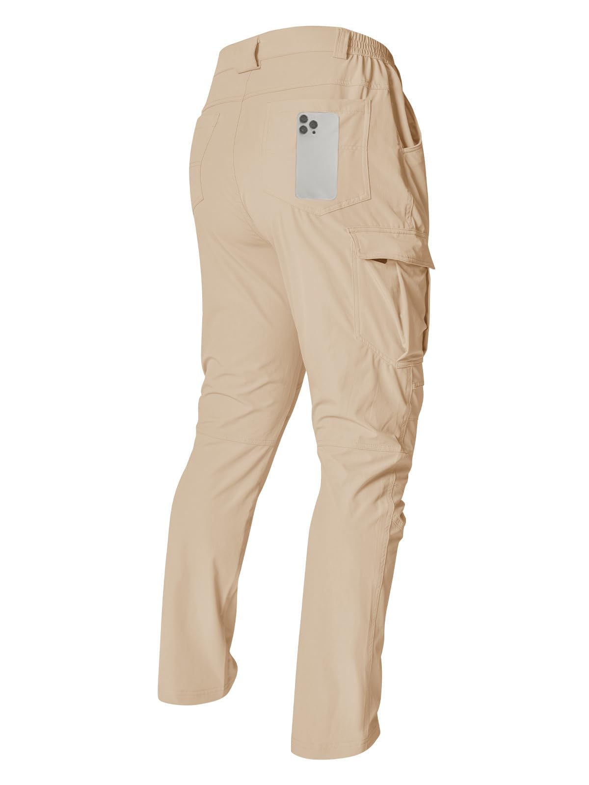 Mens Work Pants Hiking Cargo Waterproof Breathable Lightweight Stretch Quick Dry Outdoor Summer Pants