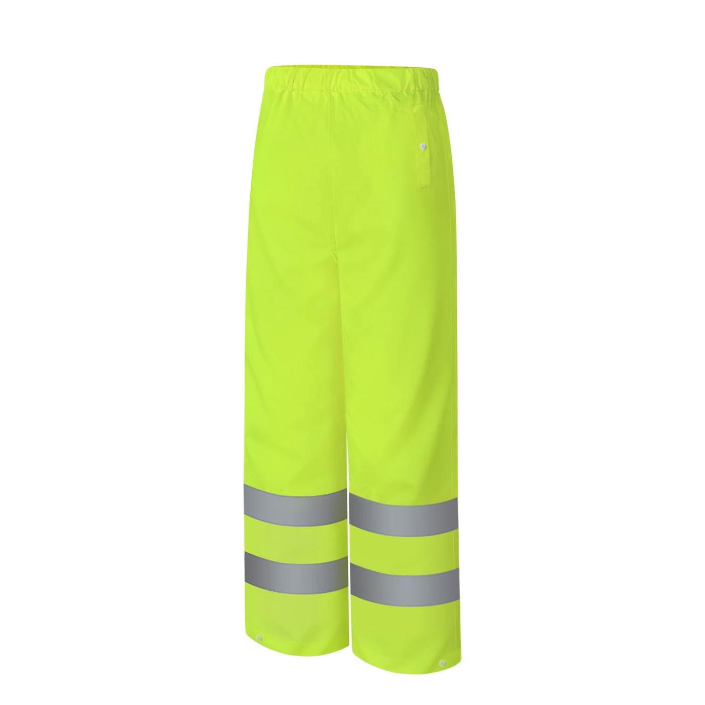 High Visibility Rain Pants, Hi Vis Rain Gear, Yellow, 4XL-5XL | High Vis Reflective Rain Pants for Men Women, Light Weight Safety Work Rain Gear for Outdoor Activities, Waterproof