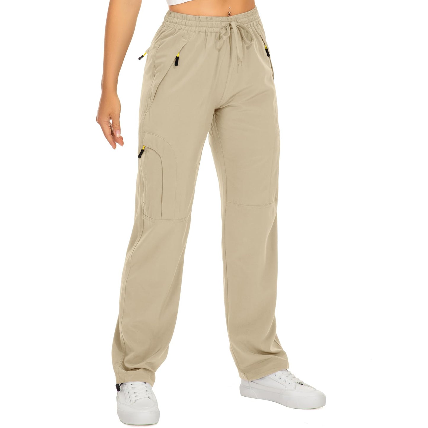 Toomett Women‘s Hiking Cargo Pants UPF 50 Quick Dry with Zipper Pockets | Lightweight, Travel, Golf, Safari,sun protection,water resistant
