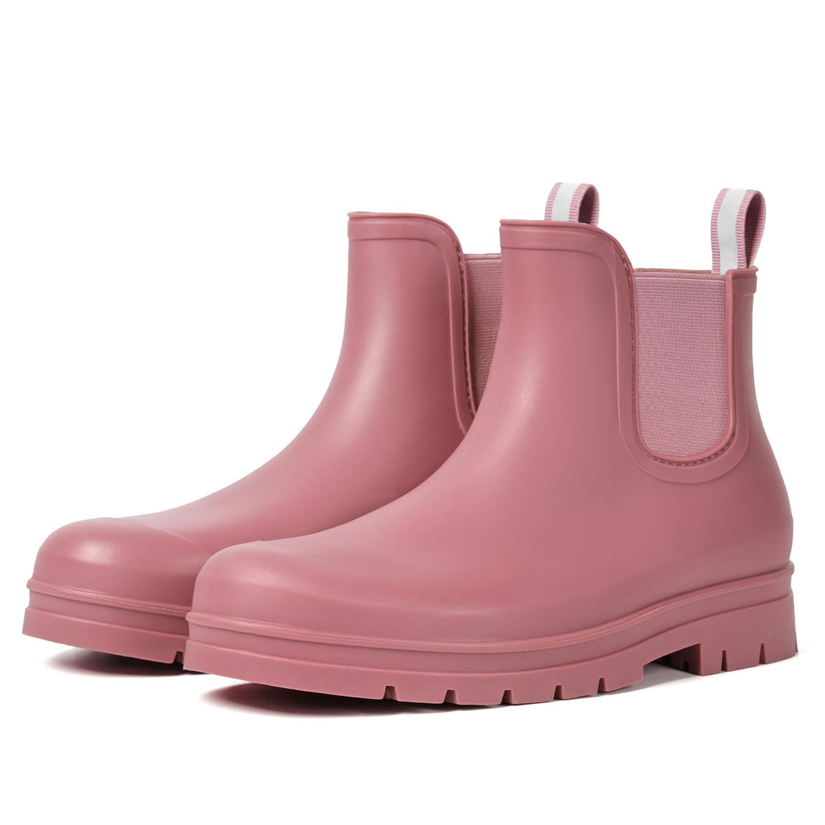 Furuian Women's Ankle Rain Boots Waterproof Chelsea Rain Boots Rubber Boots Women Short Garden Boots Anti Slip Outdoor Lightweight Work Booties