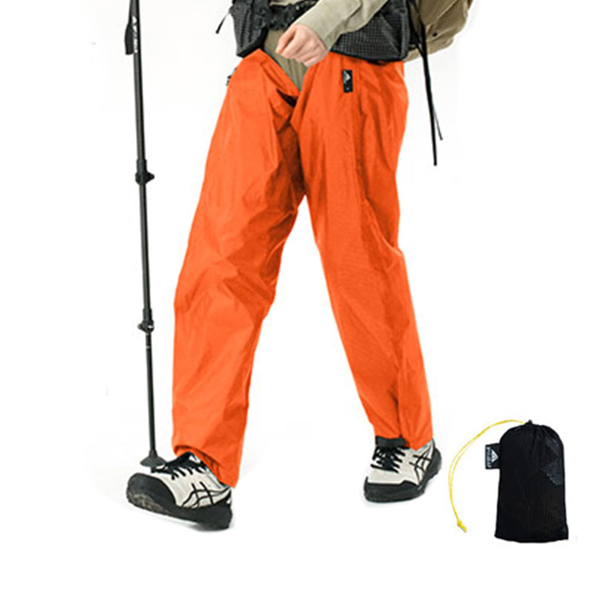 Men's Rain Pants, Minimalist Pants for Men Women, Waterproof Packable Windproof Rain Gear Adjustable Pant