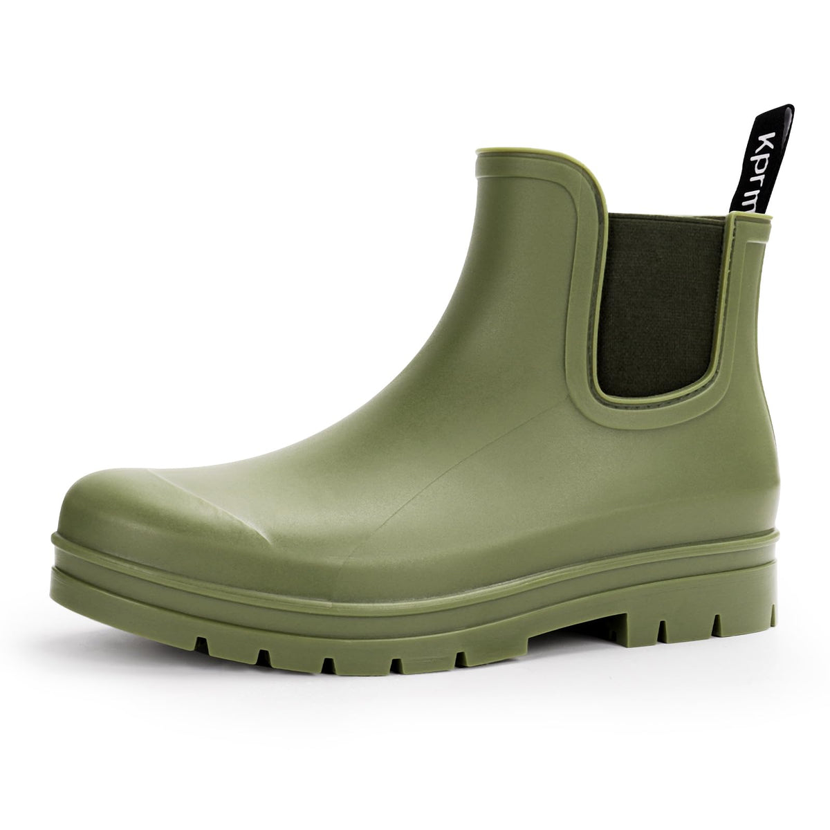 Women's Short Rain Boots Waterproof Chelsea Ankle Rubber Garden Shoes | Fashion Ladies Matte Surface Short Chelsea PVC Rainboots Non-Slip Lightweight Outdoor Booties for Gardening Farming Walking