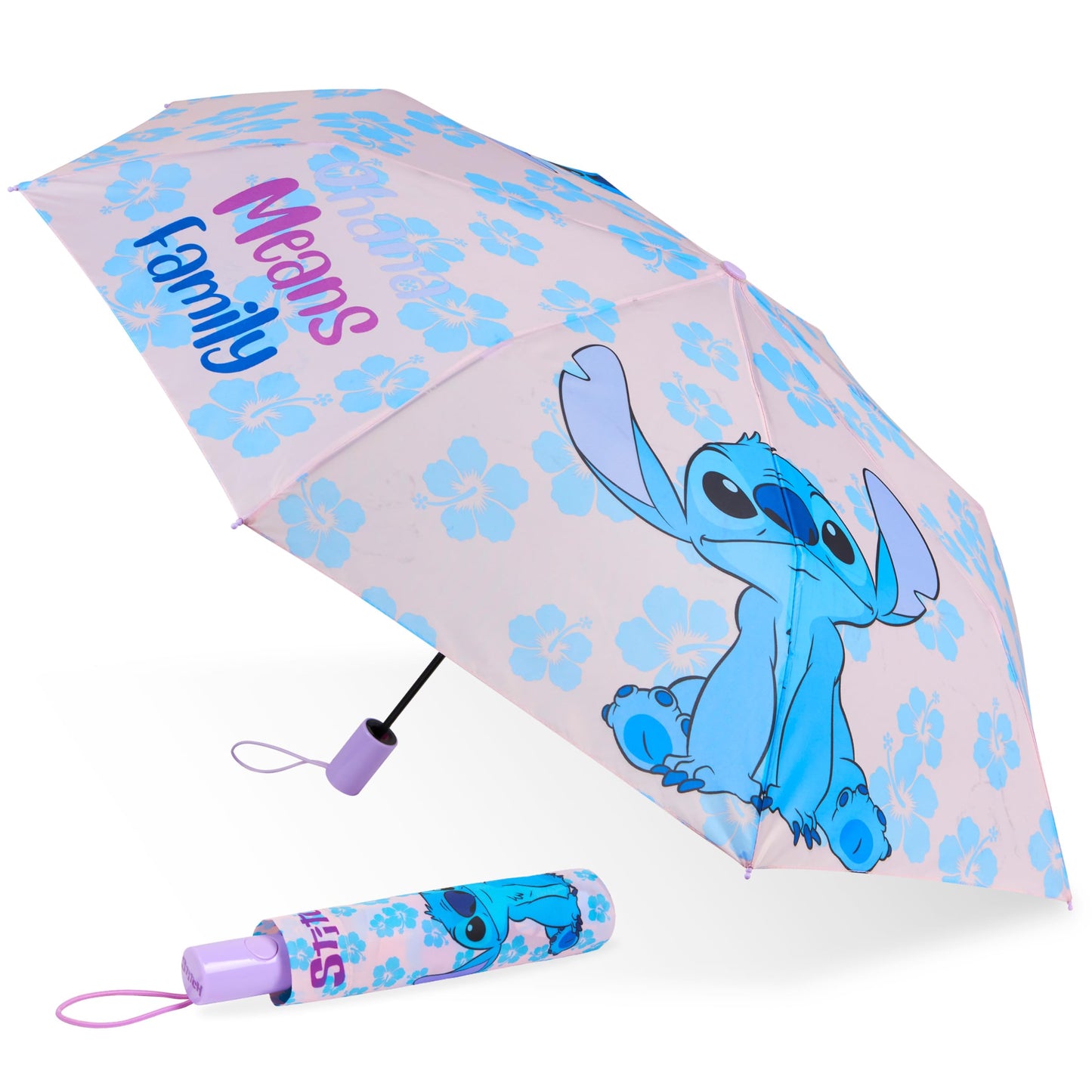 Disney Automatic Umbrella for Kids Teens Adults, Folding Telescopic Umbrella Lightweight Travel School Work, Gifts for Kids