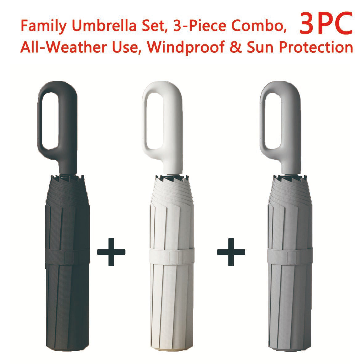 Green Foldable Rainproof Automatic Umbrella, 1 Count Compact Ring Buckle Windproof Reinforced Umbrella, Durable Innovative Sun-protection Folding Umbrella for Women, Pocket Umbrella, Wind Resistant Umbrella, UV Umbrella, Suitable for Rainy Days Outdoor