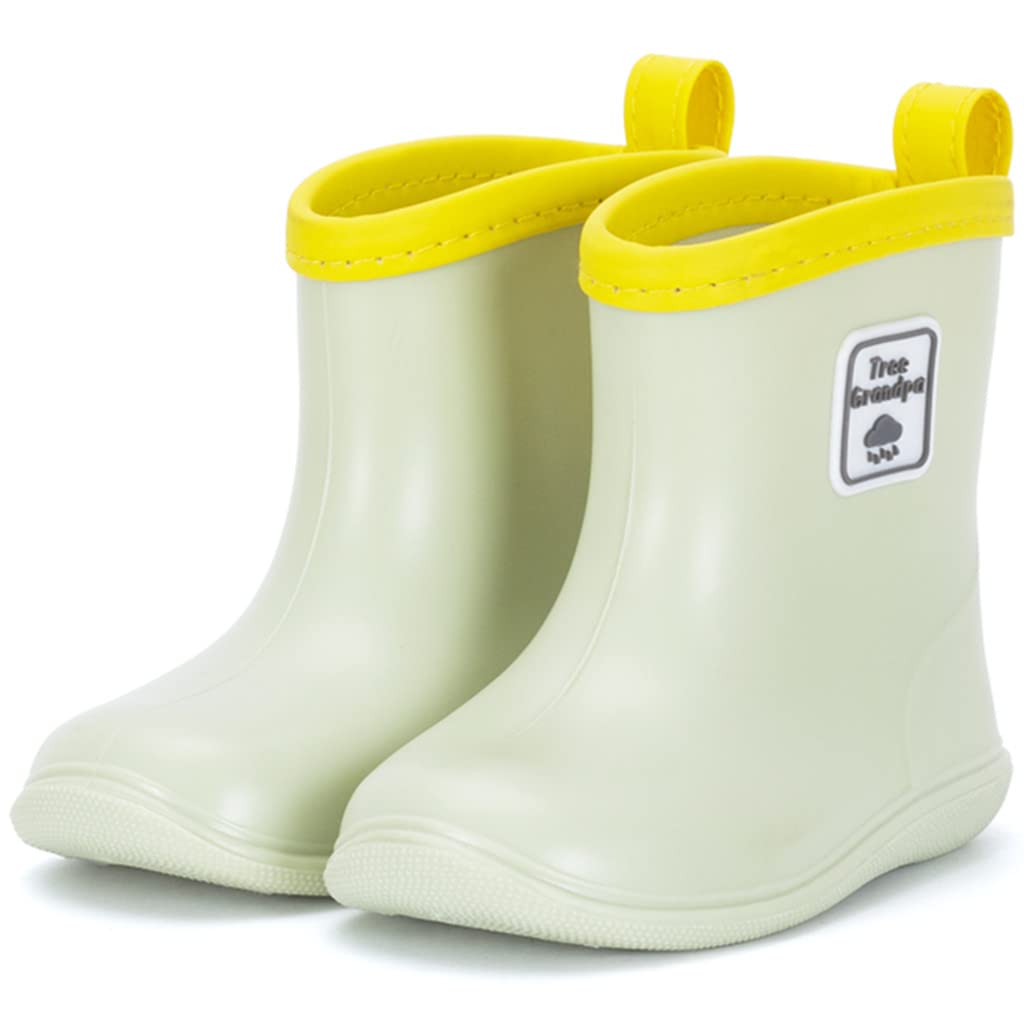 Toddler Rain Boots Kids Rain Shoes for Boys Girls Lightweight Breathable | Waterproof Shoes Comfortable,Easy-on,Soft,Flexible,Removable Insole,Non-Slip Outsole
