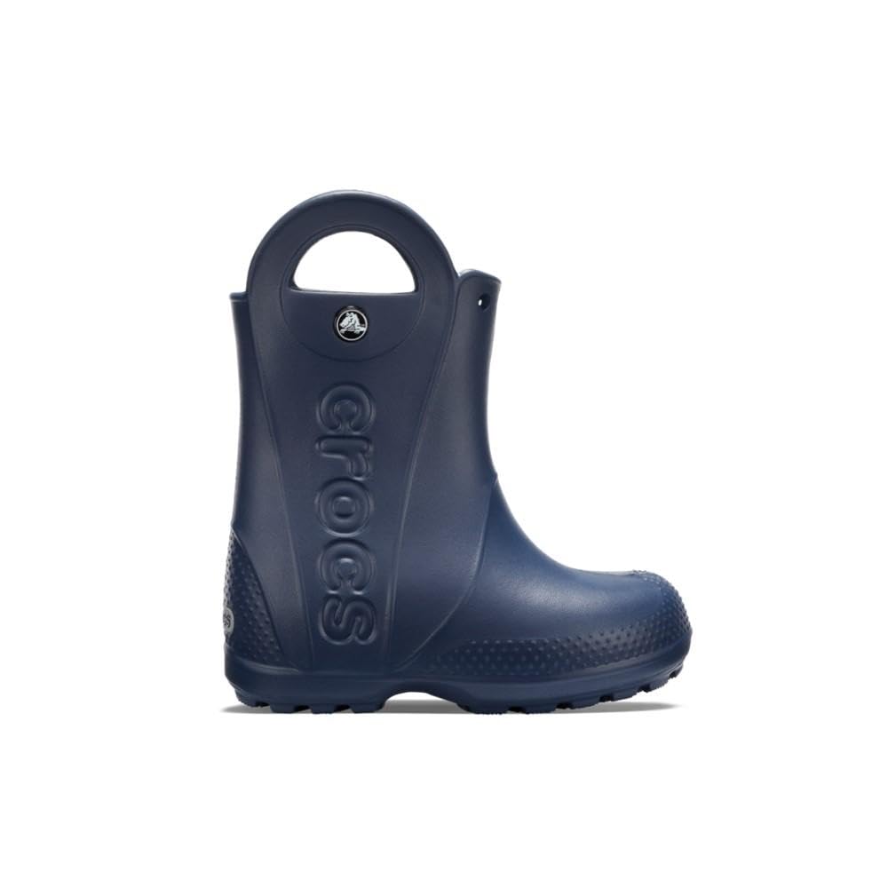Crocs Kids' Handle It Rain Boots | Waterproof Slip On Shoes | Kids' Rain Boots