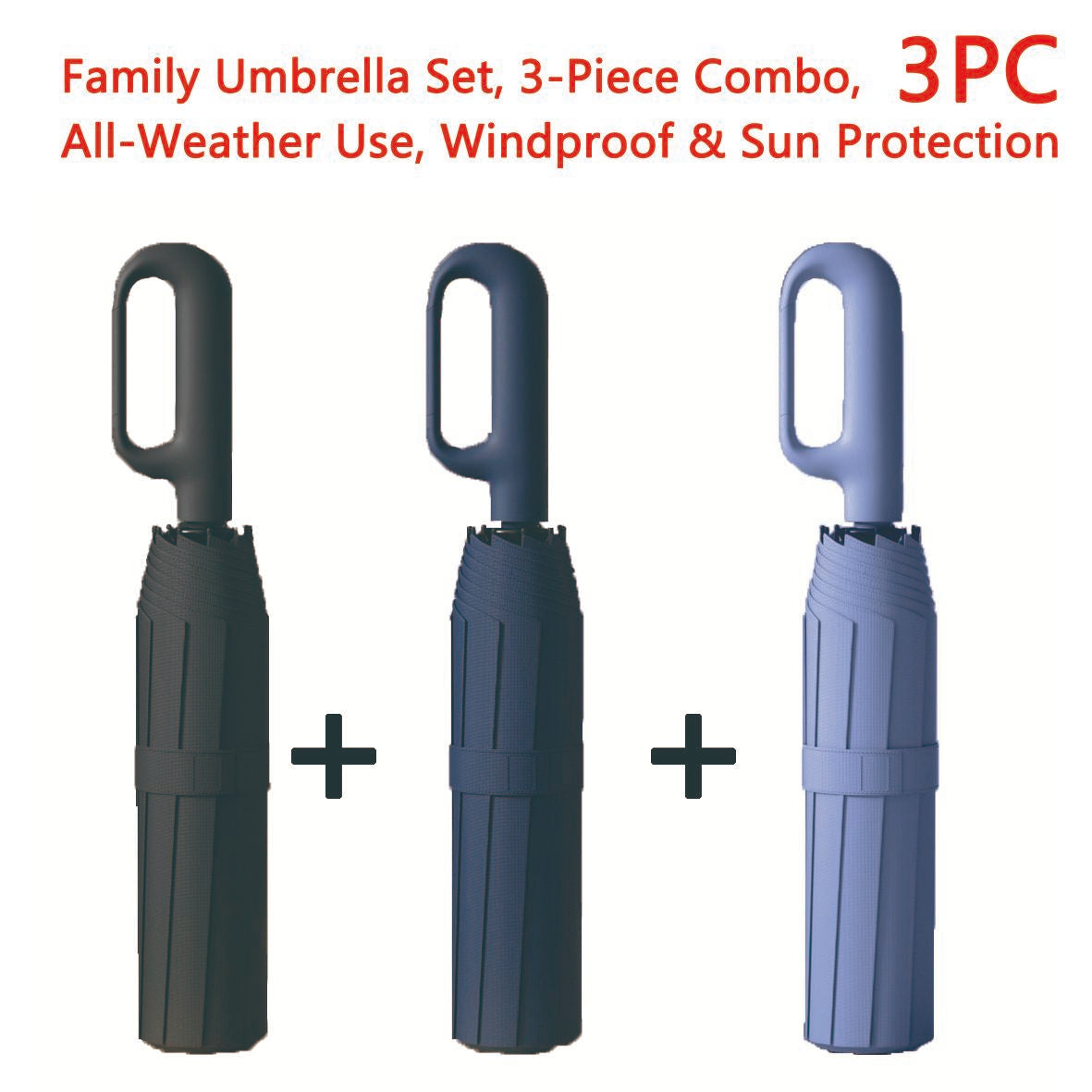 Green Foldable Rainproof Automatic Umbrella, 1 Count Compact Ring Buckle Windproof Reinforced Umbrella, Durable Innovative Sun-protection Folding Umbrella for Women, Pocket Umbrella, Wind Resistant Umbrella, UV Umbrella, Suitable for Rainy Days Outdoor