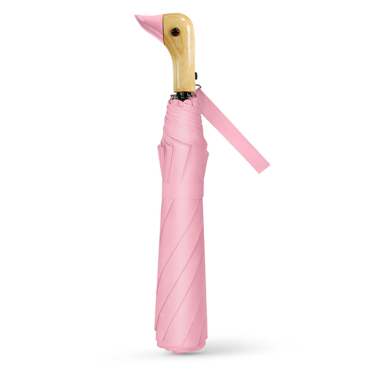 Duck Umbrella Travel Size Cute Compact Portable Waterproof for Kids Gifts | Cute duck beak handle for women/kids/commute/travel & gifts. 42 inch arc, 17 inch fold.