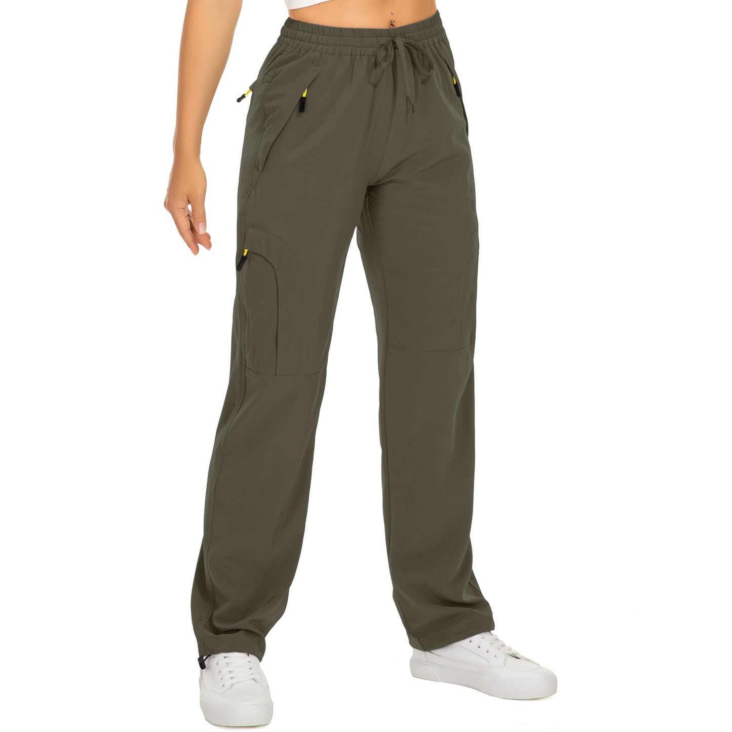 Toomett Women‘s Hiking Cargo Pants UPF 50 Quick Dry with Zipper Pockets | Lightweight, Travel, Golf, Safari,sun protection,water resistant