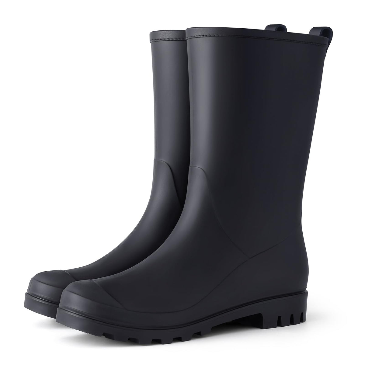 Asgard Women's Mid Calf Rain Boots Waterproof Garden Slip on Rubber Boots | Lightweight, Non Slip, Ideal for Farm Work, Gardening, Rainy Days