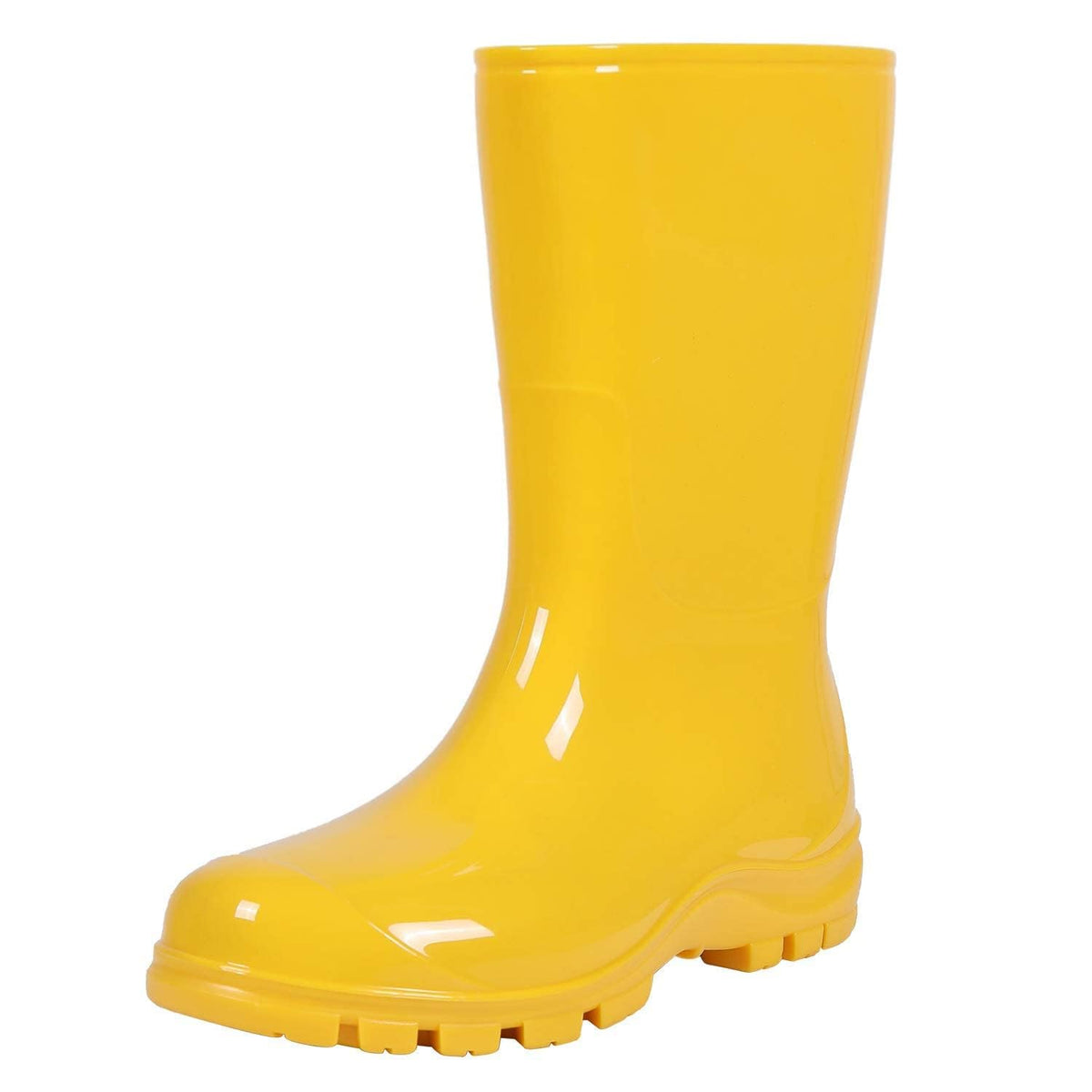 Asgard Women's Mid Calf Rain Boots Printed Waterproof Rubber Boots Short Garden Shoes