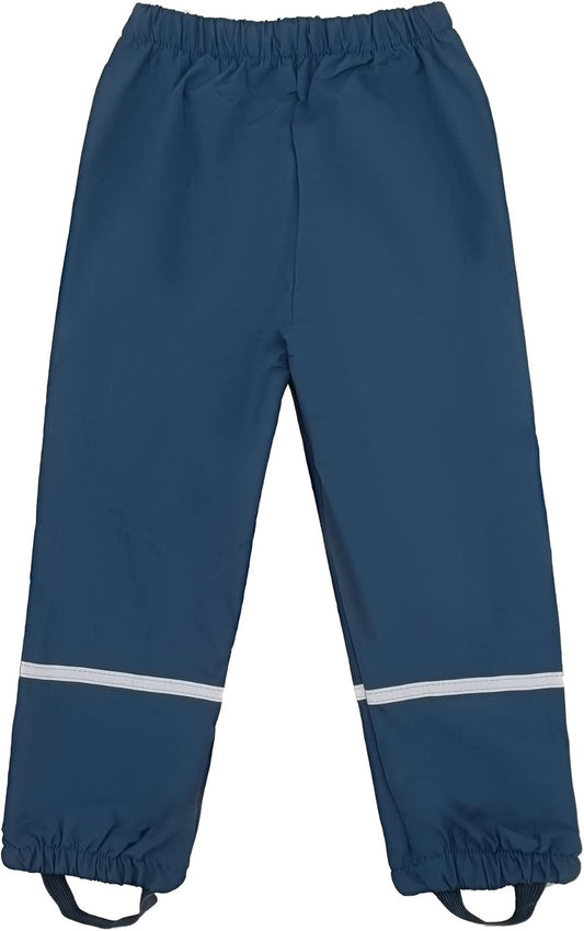 Unisex Kids Rain Pants,Toddler Waterproof and Windproof Rain Trousers Over Pants,Mud Dirty Proof for Girls Boys 98-134