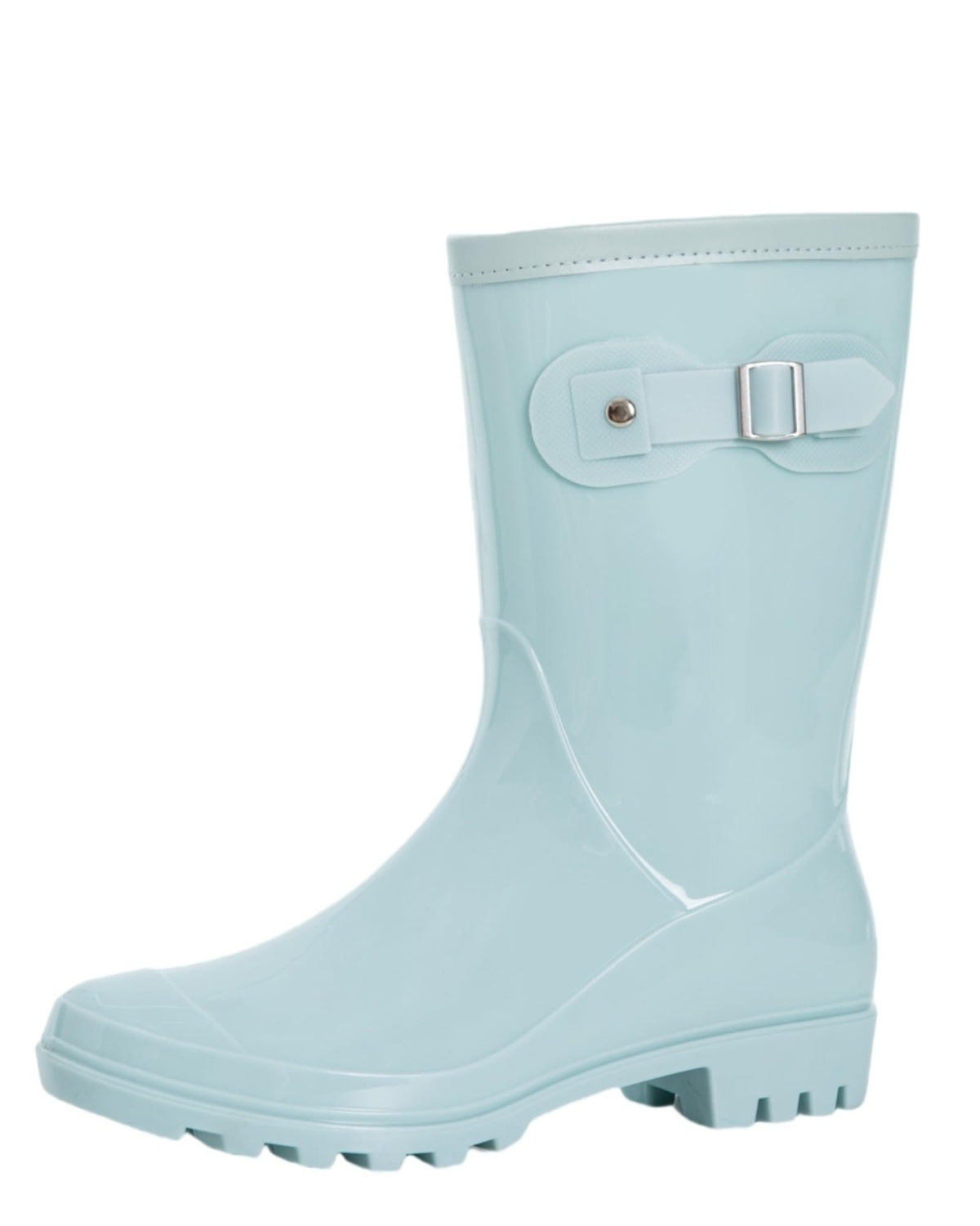 Women's Mid Calf Rain Boots Waterproof Fashion Garden Shoes Anti-slipping Rainboots For Women Comfortable Insole Light Rain Shoes