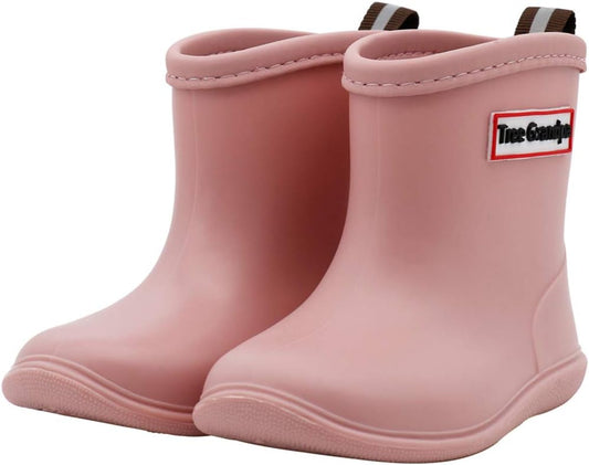 Toddler Rain Boots Kids Rain Shoes for Boys Girls Lightweight Breathable | Waterproof Shoes Comfortable,Easy-on,Soft,Flexible,Removable Insole,Non-Slip Outsole