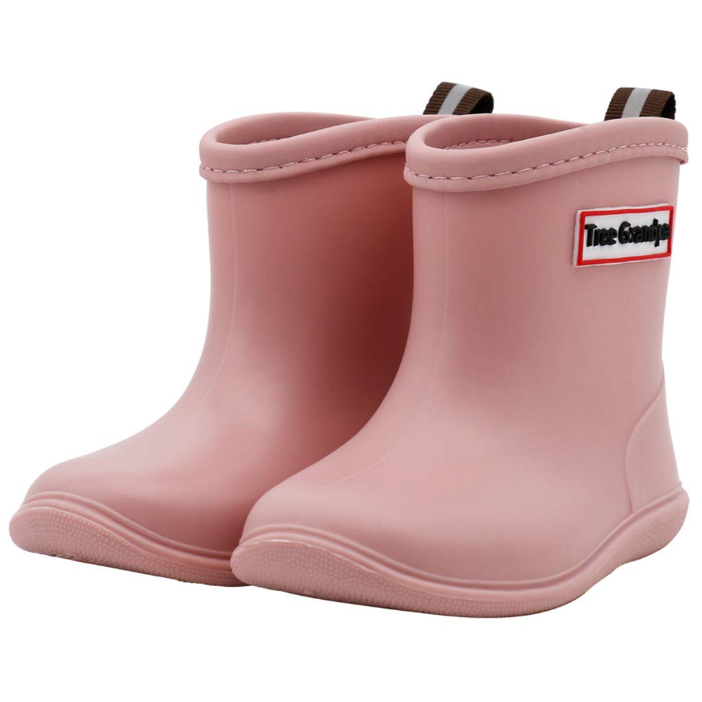 Toddler Rain Boots Kids Rain Shoes for Boys Girls Lightweight Breathable | Waterproof Shoes Comfortable,Easy-on,Soft,Flexible,Removable Insole,Non-Slip Outsole