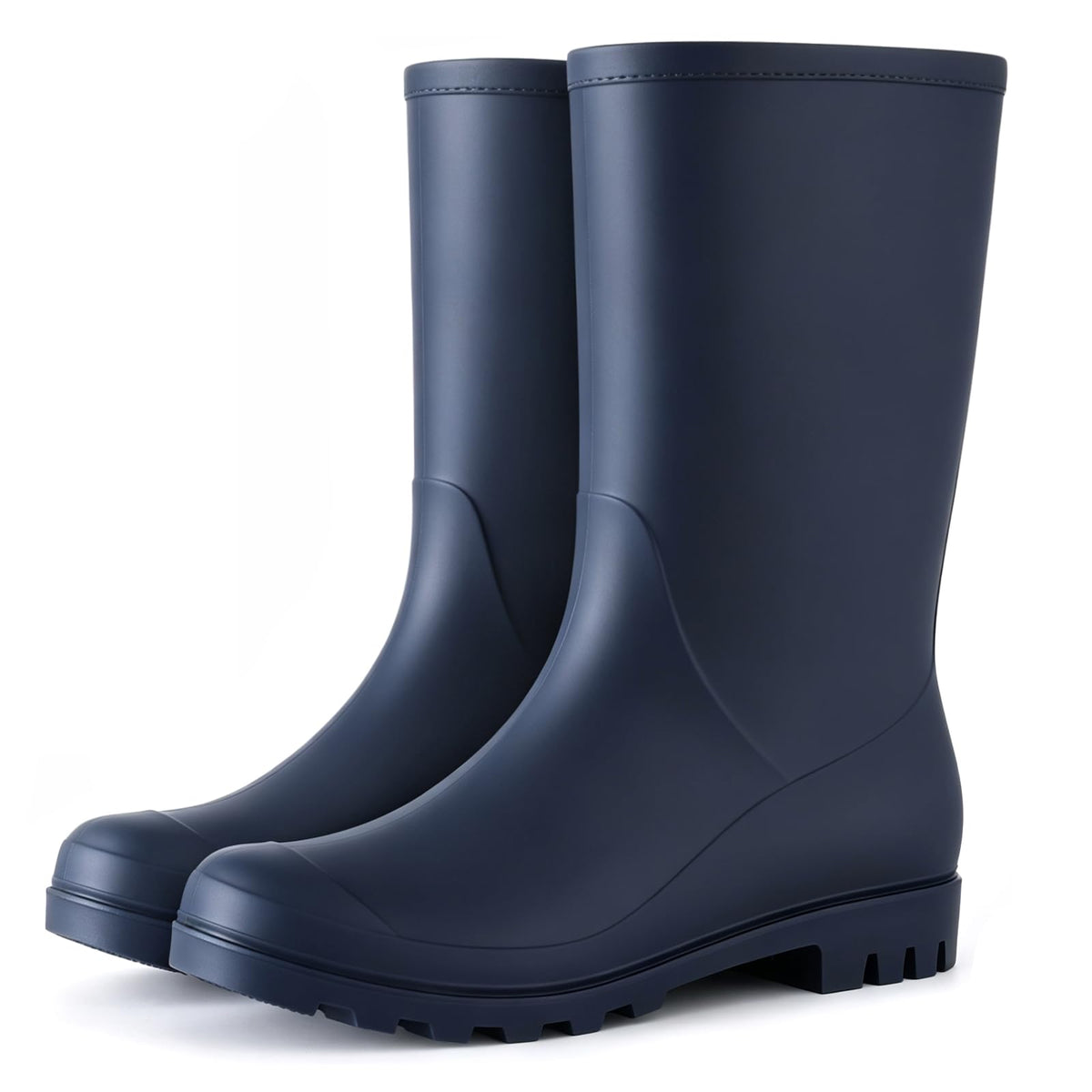 Asgard Women's Mid Calf Rain Boots Waterproof Garden Slip on Rubber Boots | Lightweight, Non Slip, Ideal for Farm Work, Gardening, Rainy Days