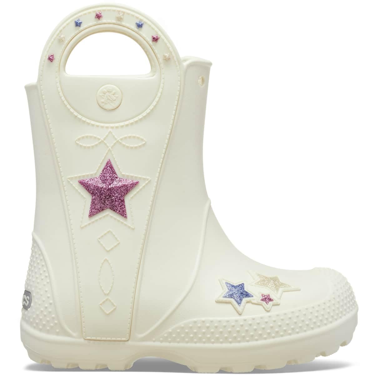 Crocs Kids' Handle It Rain Boots | Waterproof Slip On Shoes | Kids' Rain Boots