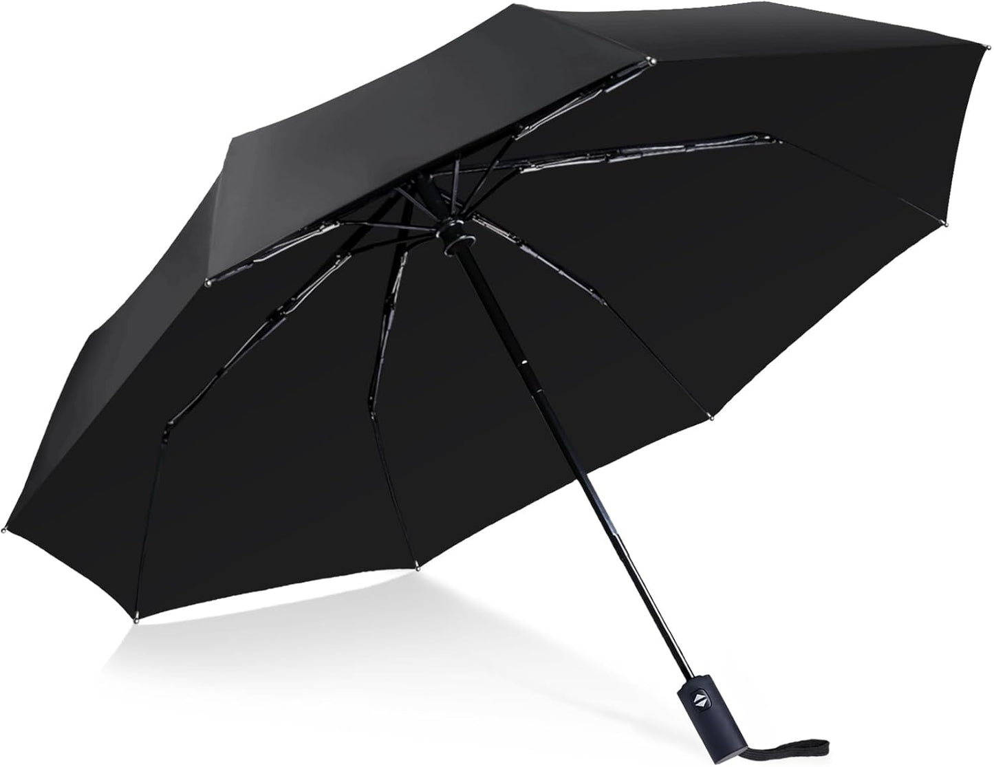 NPCQUN Travel Essentials Umbrella Windproof Compact Collapsible Light, Automatic, Strong and Portable, Wind Resistant Folding Small Umbrella for Rain
