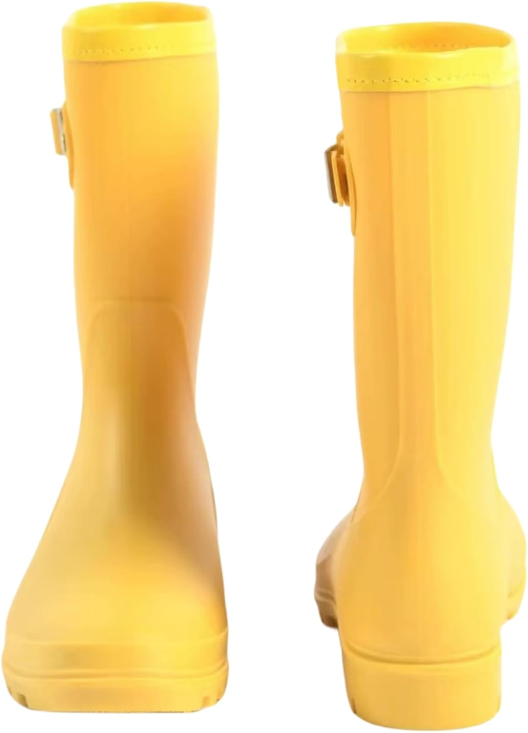 Women's Mid Calf Rain Boots Waterproof Fashion Garden Shoes Anti-slipping Rainboots For Women Comfortable Insole Light Rain Shoes