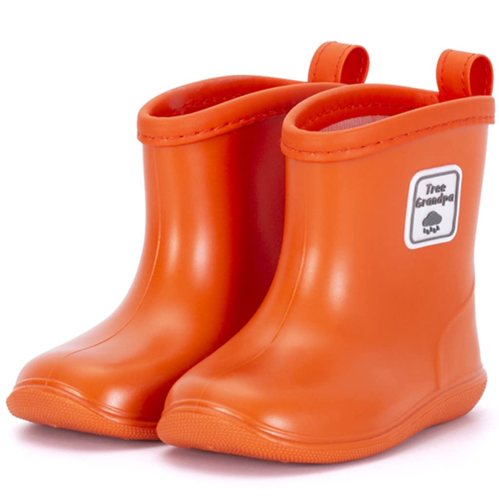 Toddler Rain Boots Kids Rain Shoes for Boys Girls Lightweight Breathable | Waterproof Shoes Comfortable,Easy-on,Soft,Flexible,Removable Insole,Non-Slip Outsole