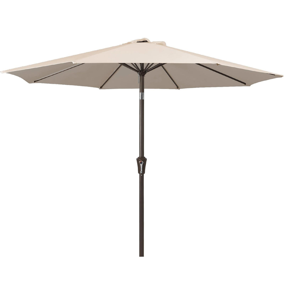 JEAREY 9FT Outdoor Patio Umbrella, Market Umbrella, Dark Blue | Outdoor Table Umbrellas with 8 Sturdy, Tilt & Crank UV Protection Waterproof for Garden, Deck, Backyard, Pool
