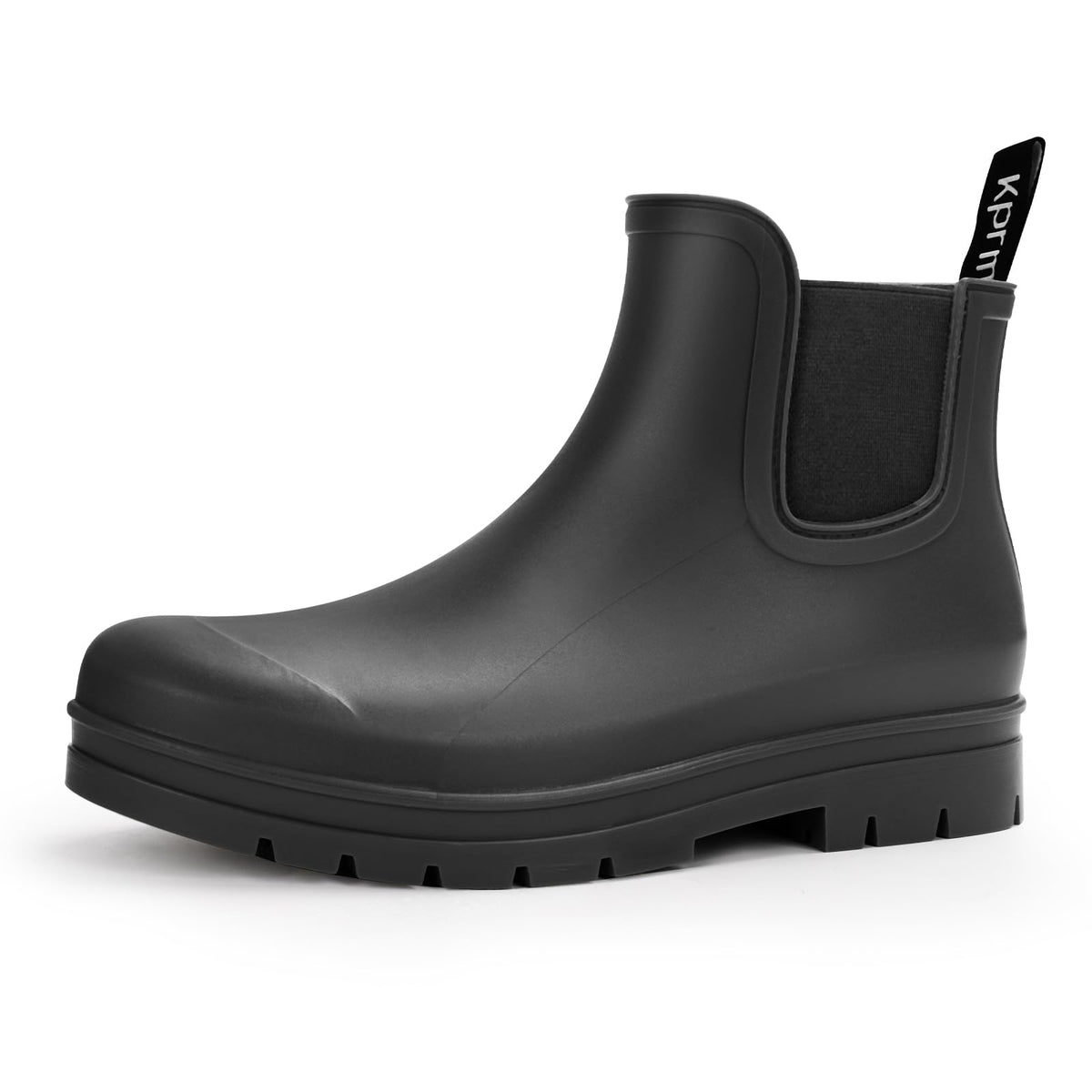 Women's Short Rain Boots Waterproof Chelsea Ankle Rubber Garden Shoes | Fashion Ladies Matte Surface Short Chelsea PVC Rainboots Non-Slip Lightweight Outdoor Booties for Gardening Farming Walking