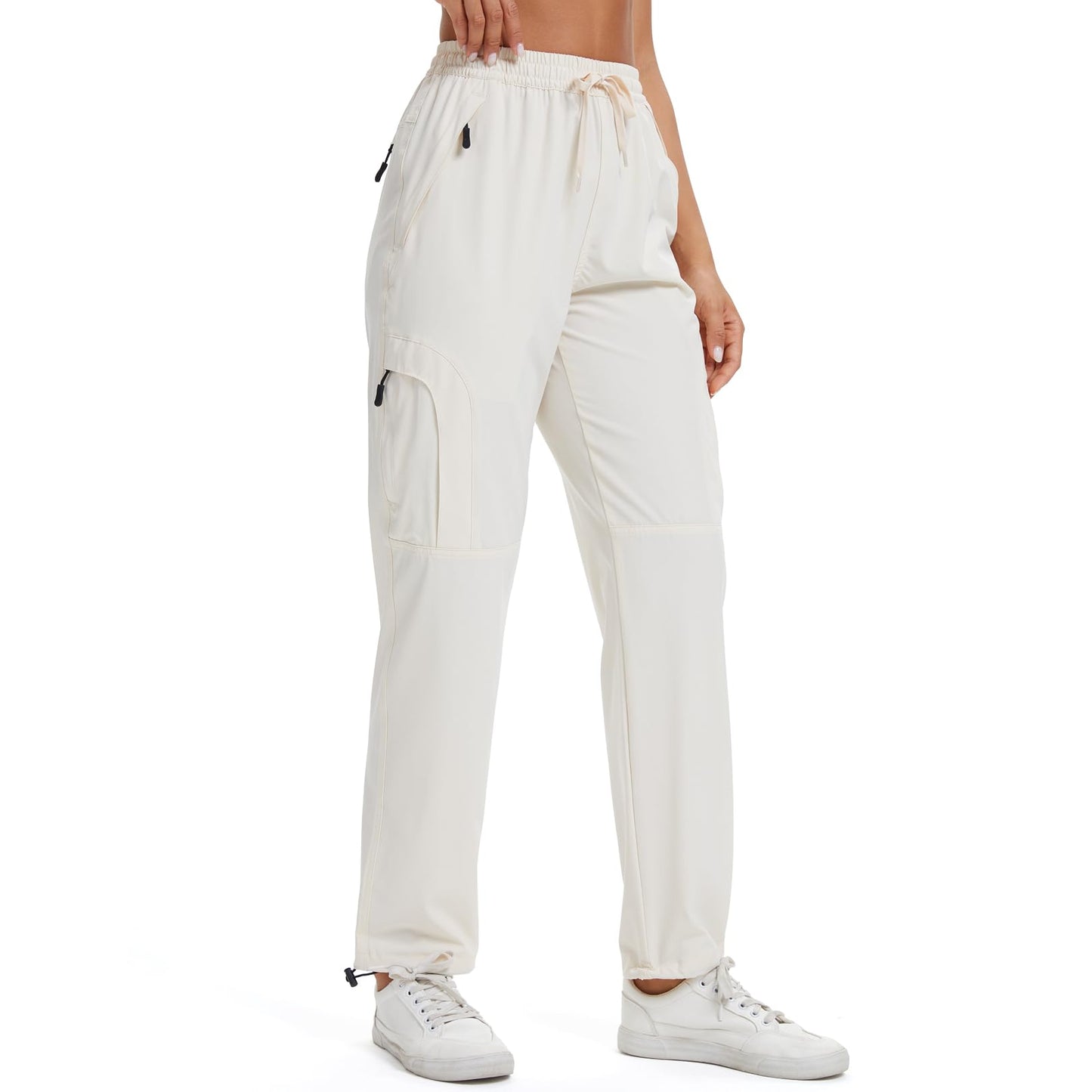 Toomett Women‘s Hiking Cargo Pants UPF 50 Quick Dry with Zipper Pockets | Lightweight, Travel, Golf, Safari,sun protection,water resistant