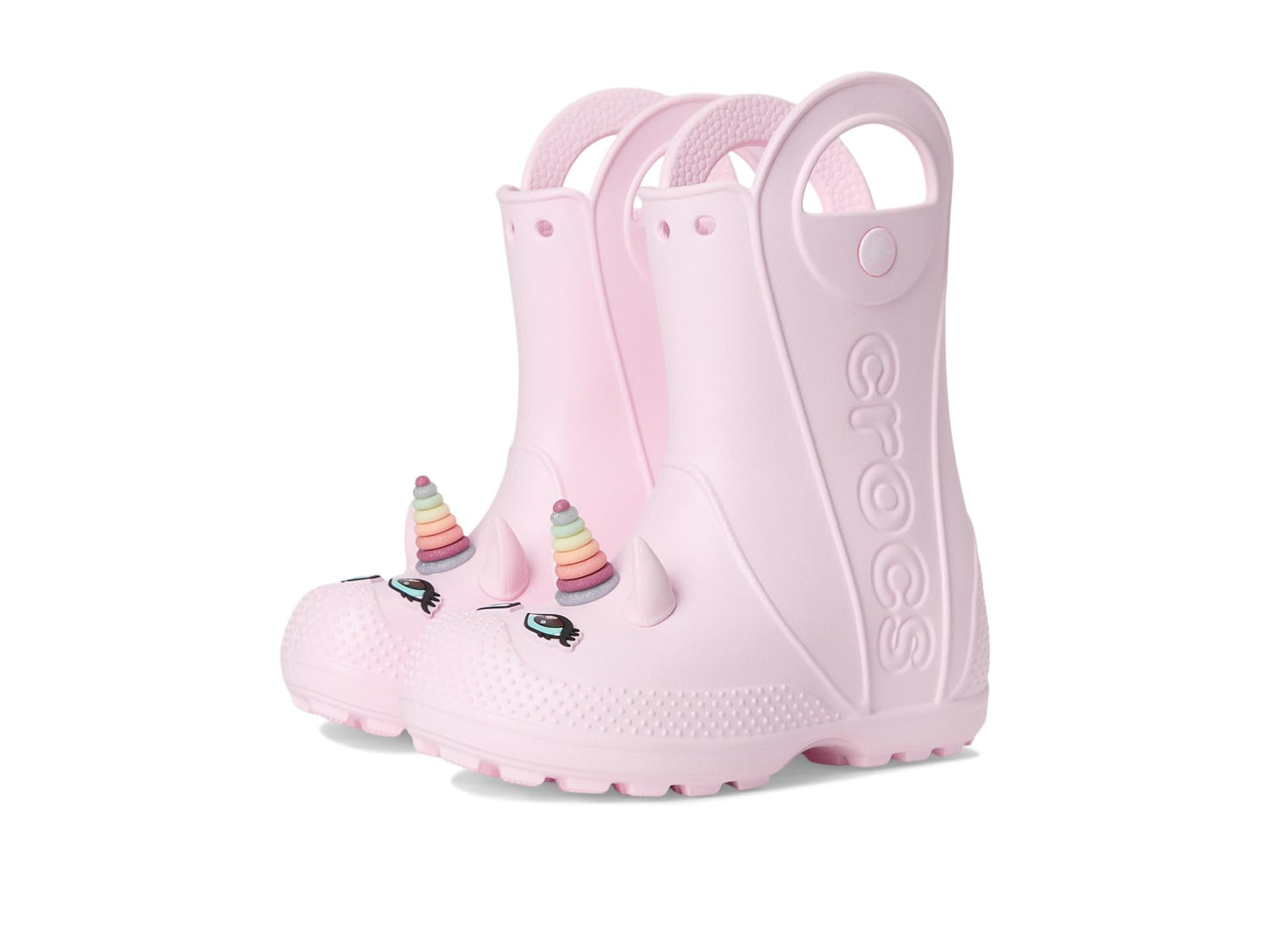 Crocs Kids' Handle It Rain Boots | Waterproof Slip On Shoes | Kids' Rain Boots
