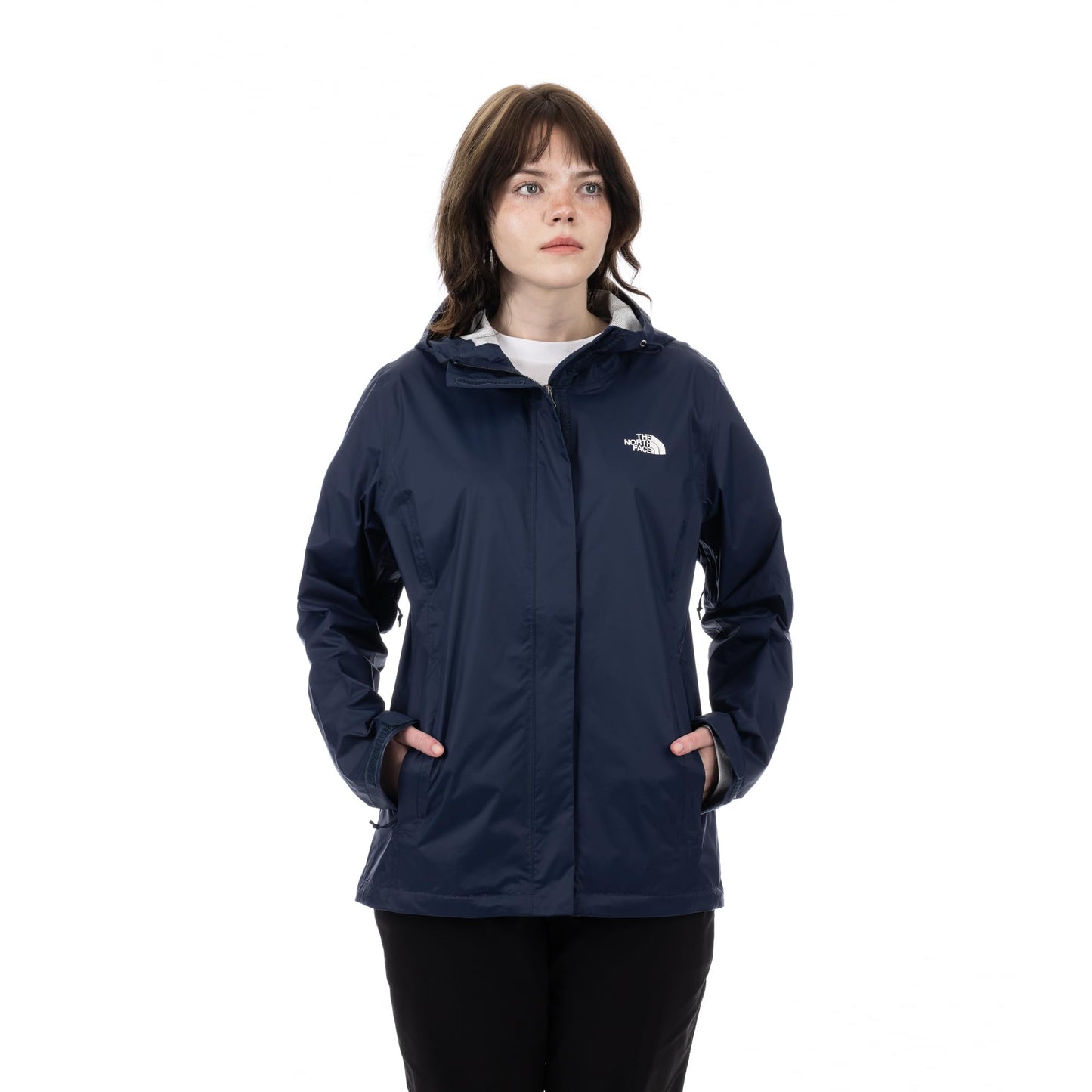 THE NORTH FACE Women's Venture 2 Waterproof Hooded Rain Jacket | Raincoat With Breathable Dryvent 2.5l Fabric, Pit-zips