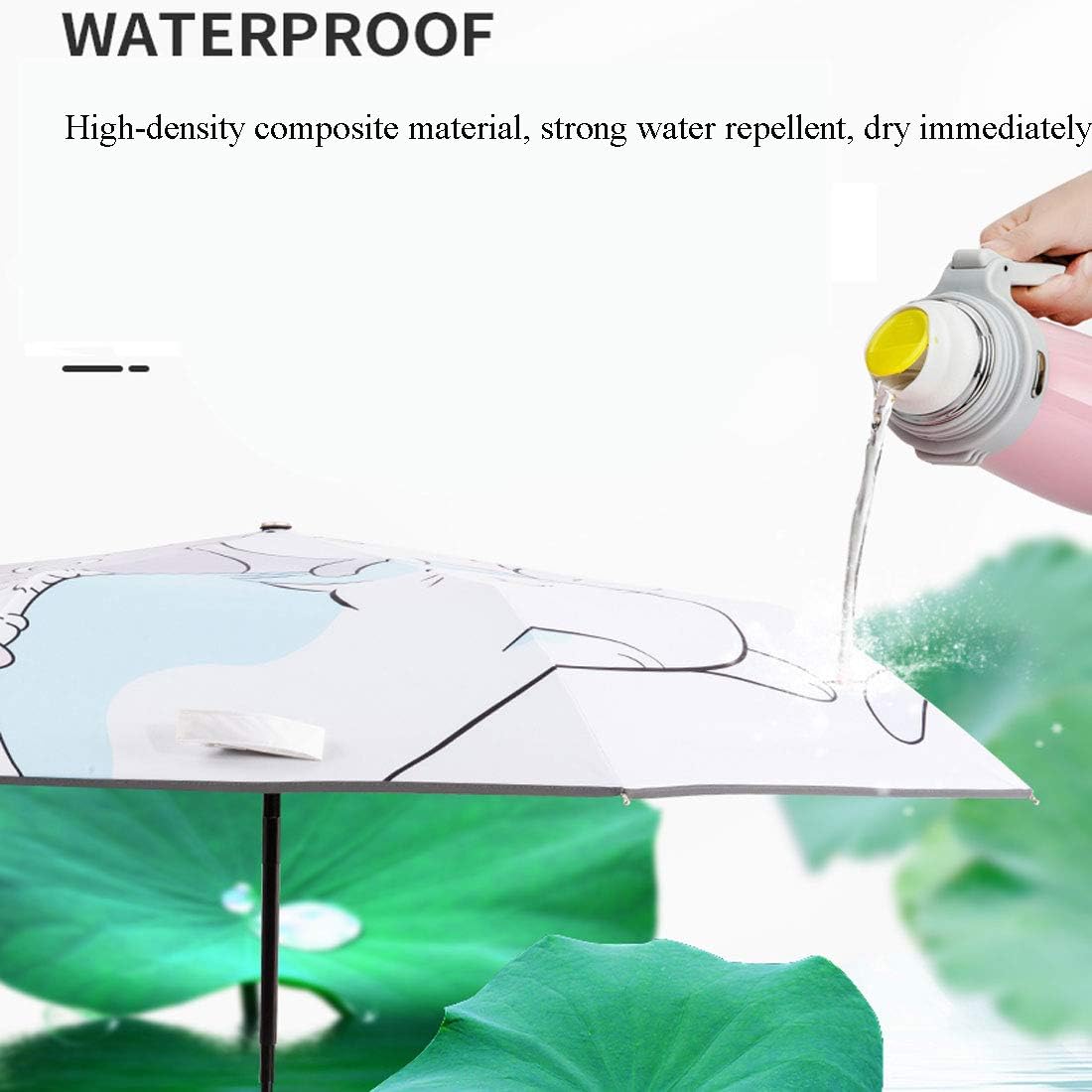 Kids Automatic Open Cartoon Waterproof and UV-resistant Travel Umbrella - Compact Umbrellas for Girls and Boys