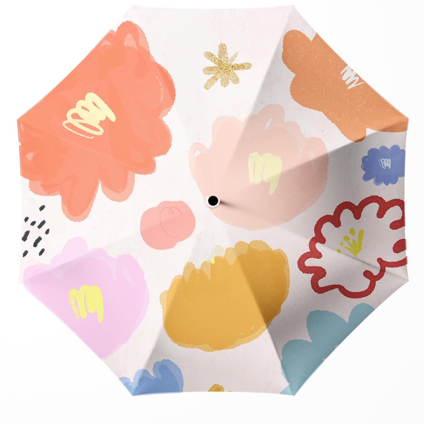 Folding Umbrella, Automatic Small Compact, Sun & Rain | Portable & Lightweight, 8 Ribs, Windproof, UV Protection, for Travel, Outdoor, Commute & Women