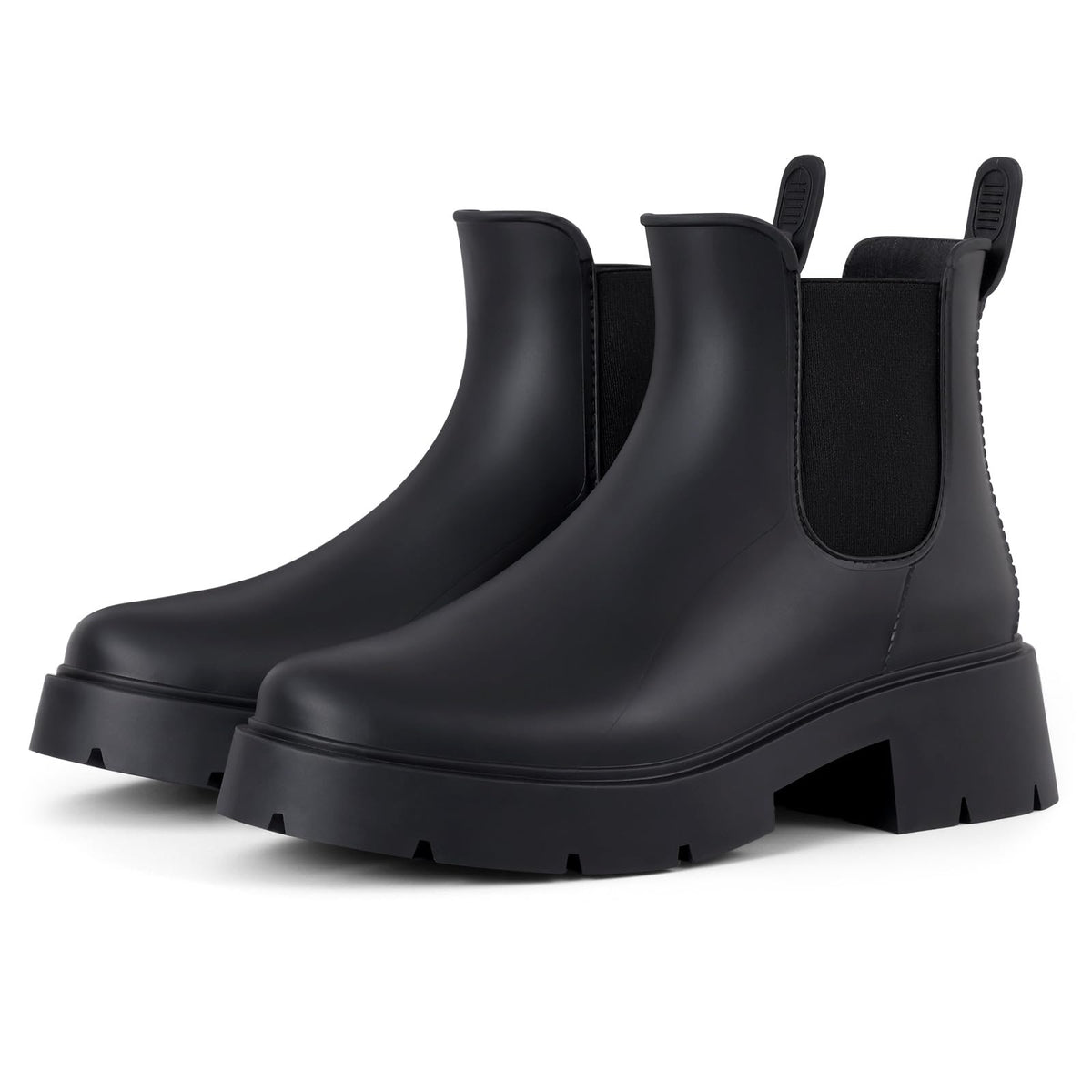 Asgard Women's Ankle Rain Boots Waterproof Chelsea Boots | Stylish Matte Finish, Easy On&Off, Non Slip, Ideal for Rainy Commute