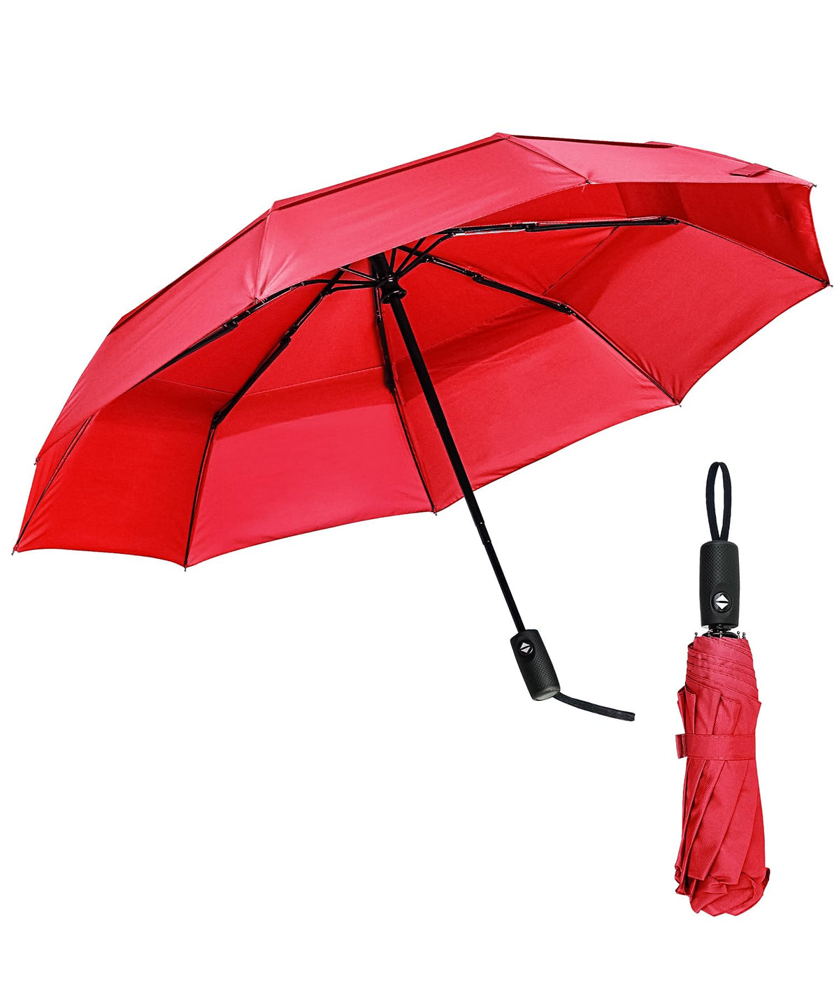 Mr. Pen- Windproof Travel Umbrella, Small Water-Resistant Automatic Folding Umbrella for Rain and Sun, Light, Compact and Portable for Women & Men, Fits Car & Backpack