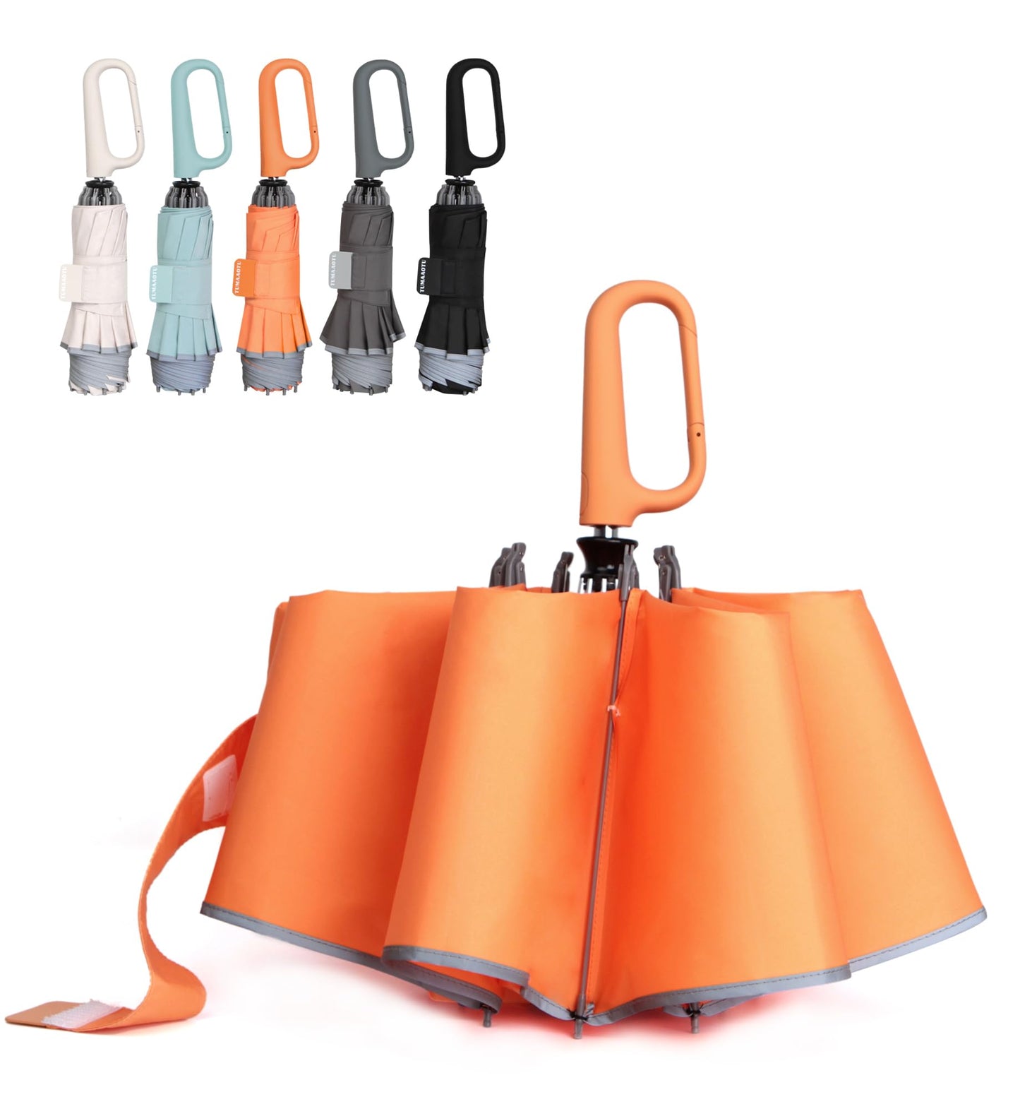 QWB Inverted Umbrella With Auto Open Close Windproof Compact Travel