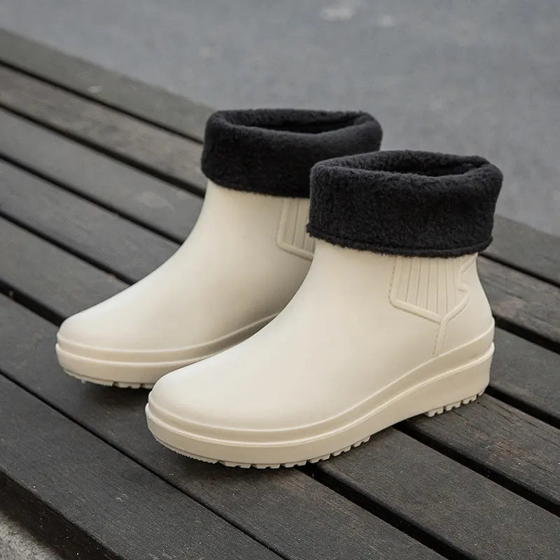 Fashionable Women's Short Non-Slip High-Quality Rain Boots