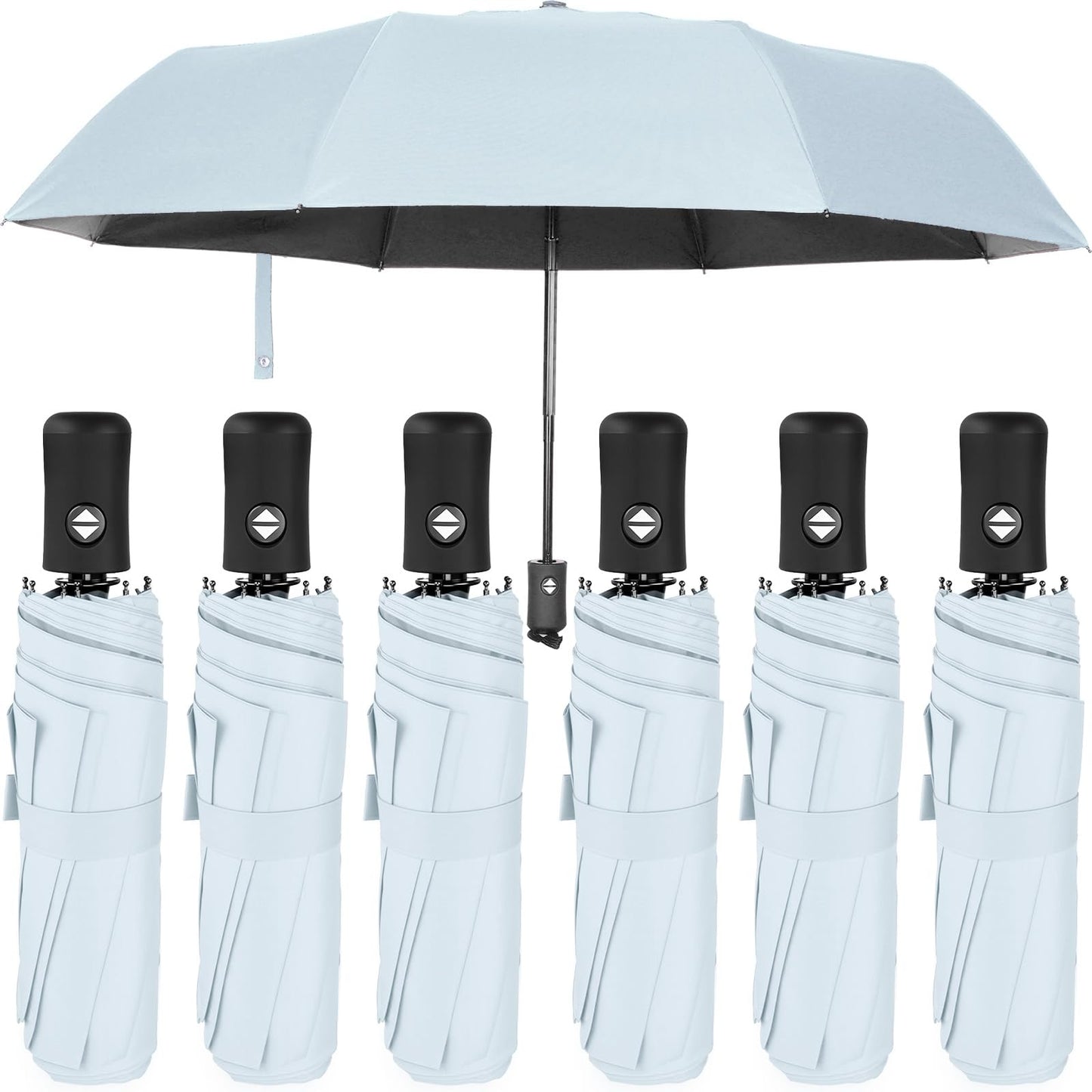 Jexine Windproof Travel Umbrella Compact Small