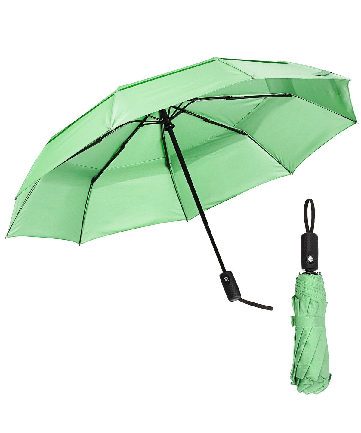 Mr. Pen- Windproof Travel Umbrella, Small Water-Resistant Automatic Folding Umbrella for Rain and Sun, Light, Compact and Portable for Women & Men, Fits Car & Backpack