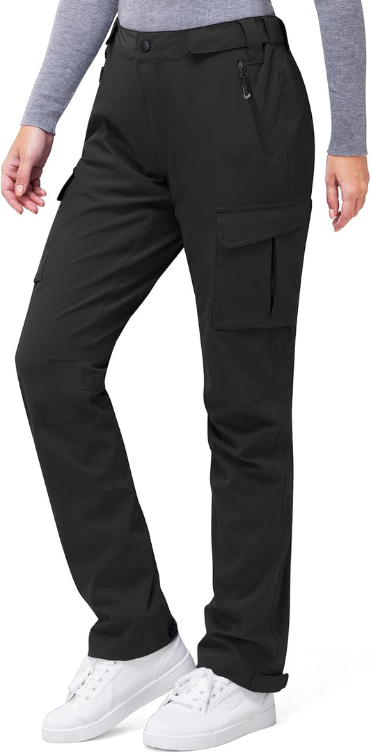 33,000ft Women's Rain Pants, Waterproof Lightweight Breathable Rain Overall Hiking Pants