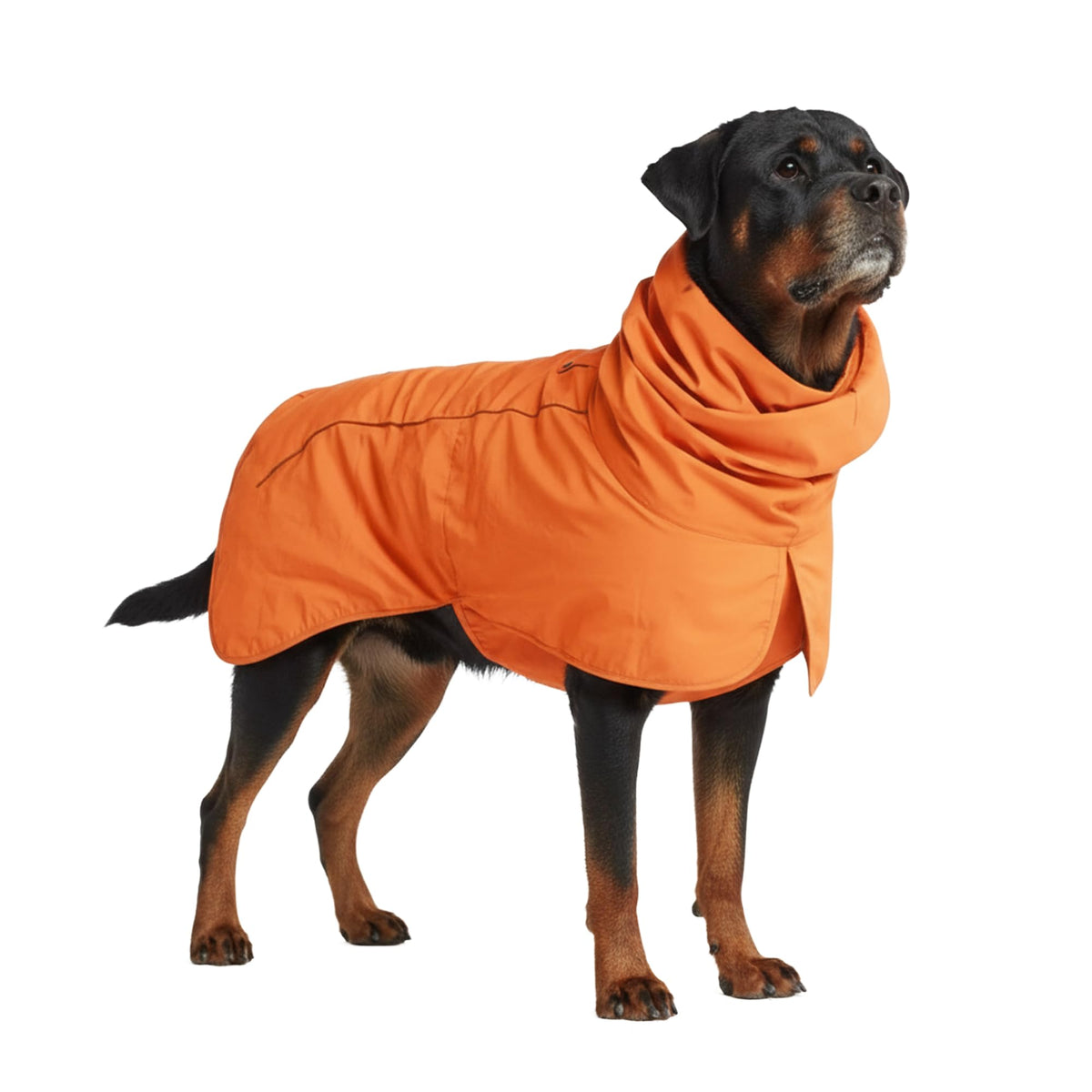 Spark Paws Dog Raincoat - Waterproof Rain Jacket w/Hood, Full Coverage | Waterproof Coat Covers Full Body incl. Belly - Reflective, Covered Harness Holes, Lightweight, Small, Medium & Large Dogs