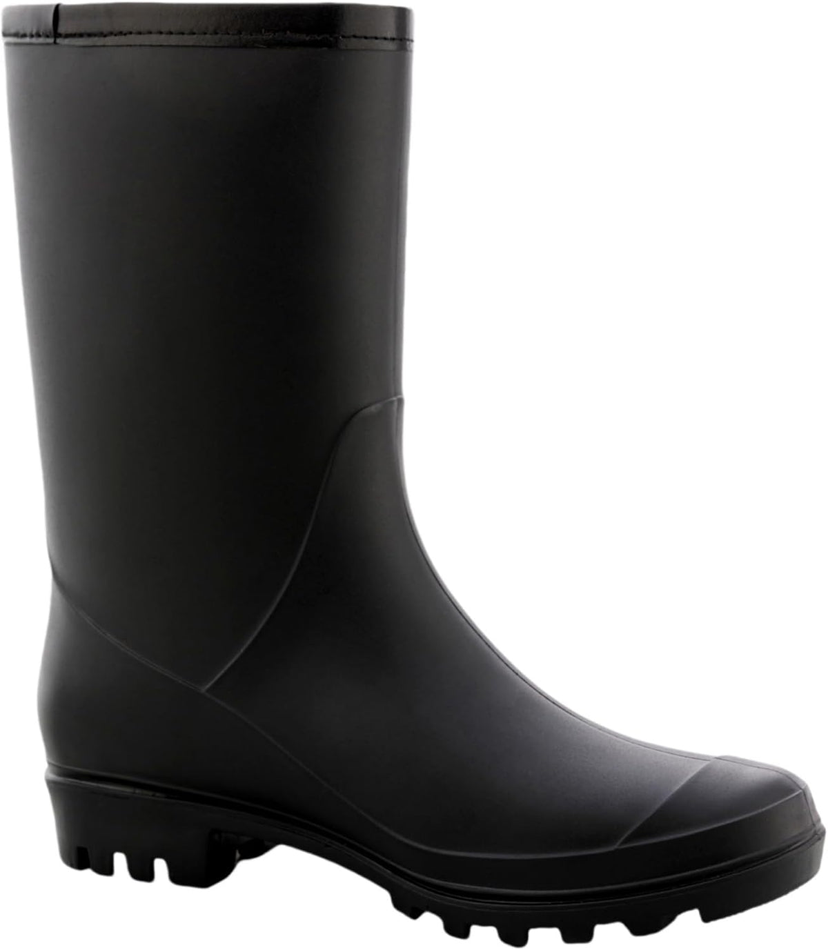 Women's Mid Calf Rain Boots Waterproof Fashion Garden Shoes Anti-slipping Rainboots For Women Comfortable Insole Light Rain Shoes