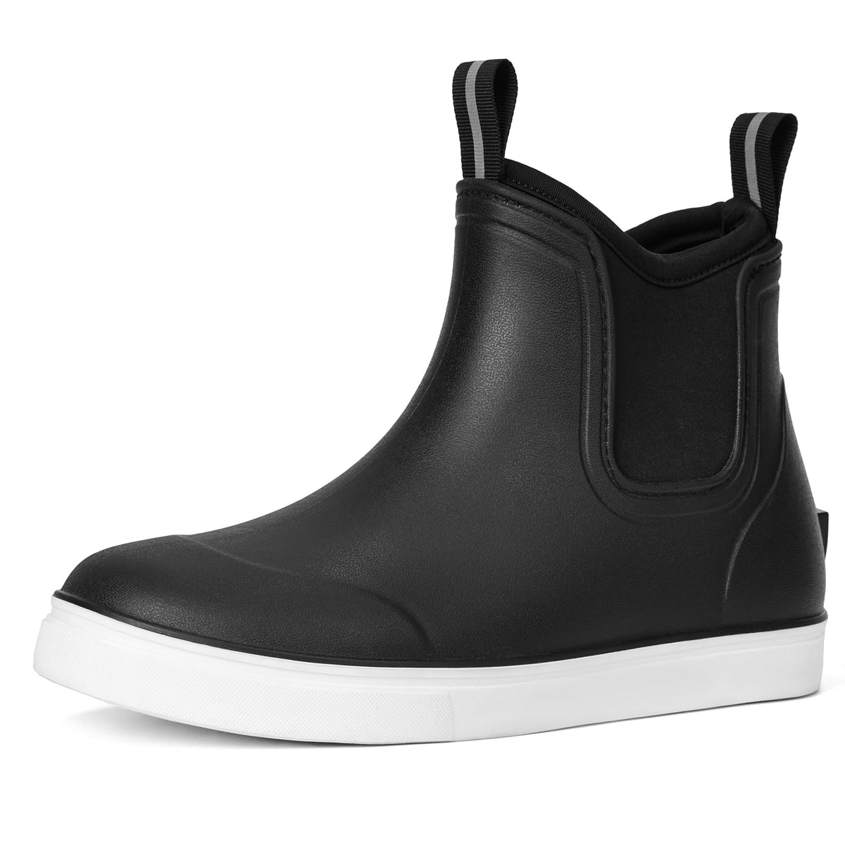 Women's Deck Boots Waterproof Ankle Rain Boots | Outdoor Fishing Garden Boots for Women, Anti-Slip Shoes, Lightweight Comfortable Work Shoes