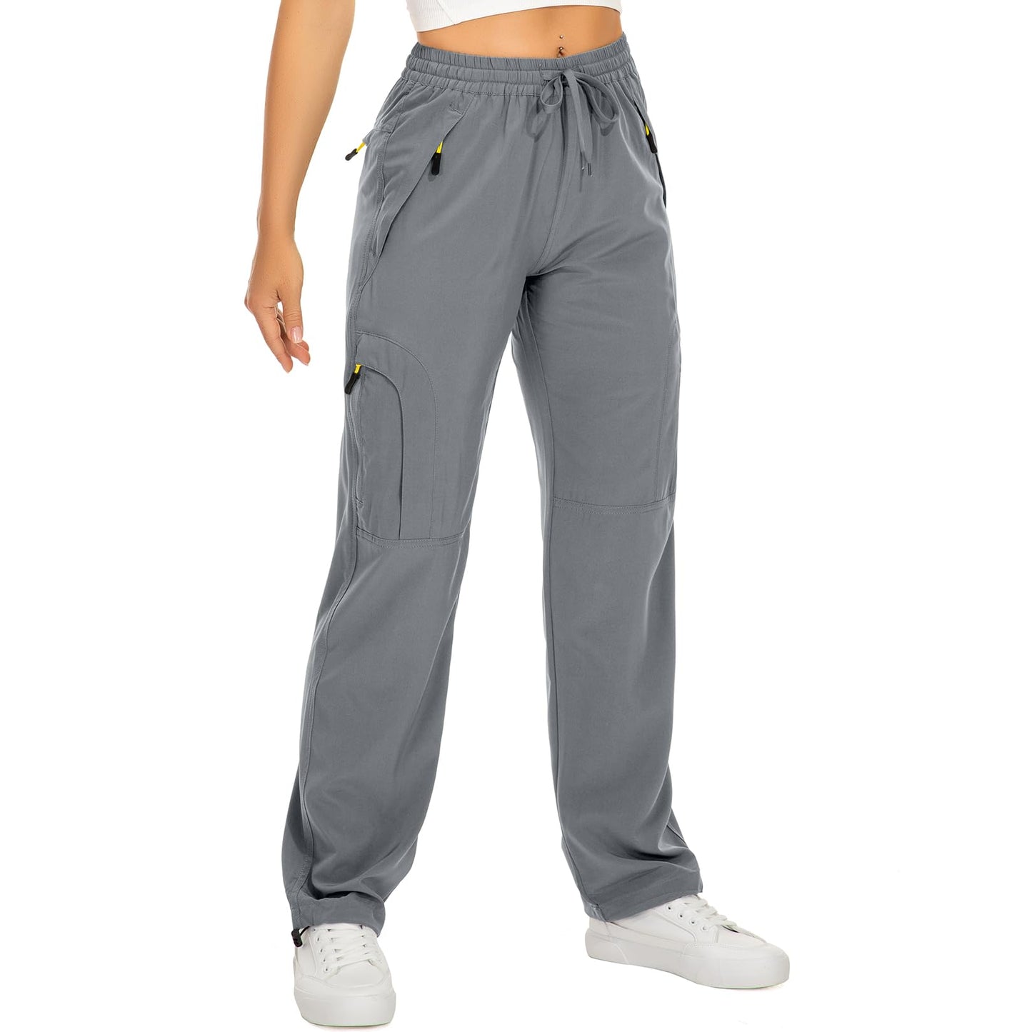 Toomett Women‘s Hiking Cargo Pants UPF 50 Quick Dry with Zipper Pockets | Lightweight, Travel, Golf, Safari,sun protection,water resistant