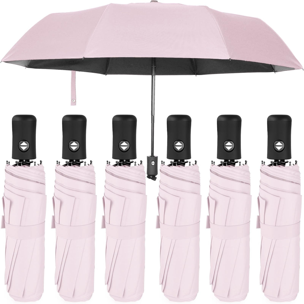 Jexine Windproof Travel Umbrella Compact Small