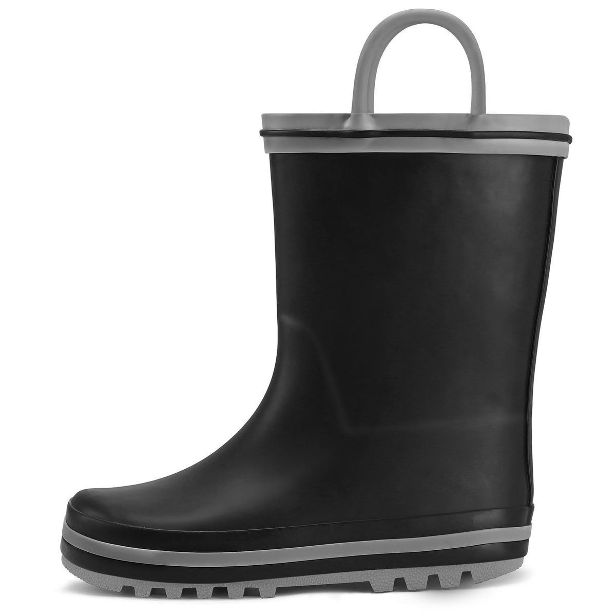 Kids Rain Boots Waterproof Printed Rubber boots with Handles | Slip on, Double Handles,Slip Resistant