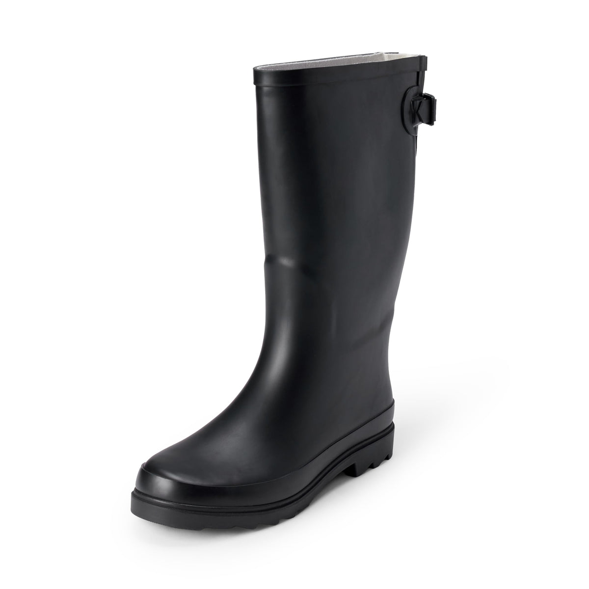 Amazon Essentials Women's Waterproof Tall Rain Boot with Adjustable Buckle