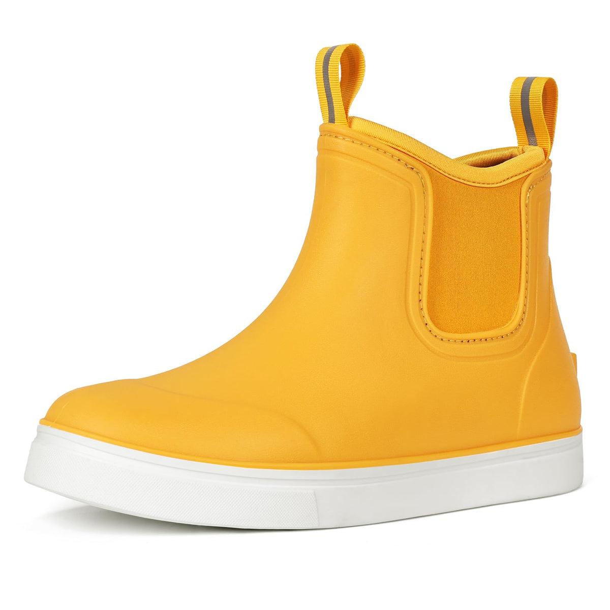 Women's Deck Boots Waterproof Ankle Rain Boots | Outdoor Fishing Garden Boots for Women, Anti-Slip Shoes, Lightweight Comfortable Work Shoes