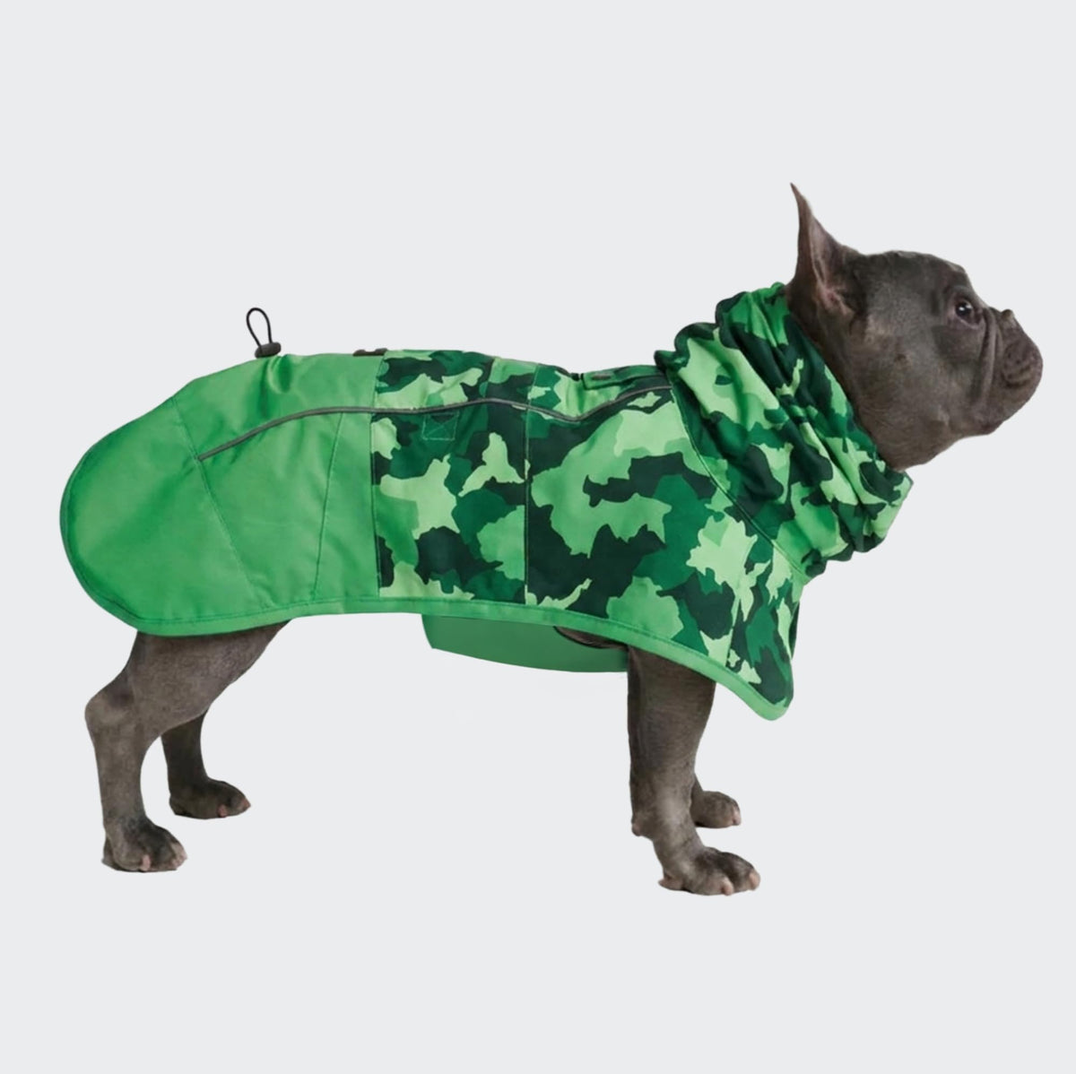 Spark Paws Dog Raincoat - Waterproof Rain Jacket w/Hood, Full Coverage | Waterproof Coat Covers Full Body incl. Belly - Reflective, Covered Harness Holes, Lightweight, Small, Medium & Large Dogs