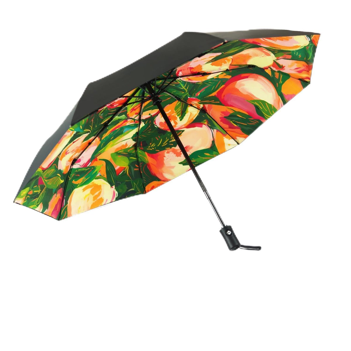 SY COMPACT Travel Umbrella - Windproof Automatic Compact Umbrellas for Rain | Small & Portable, UV Sun Protection, 11" Folded Travel Size, Fits in Backpack & Car, for Walking & Commutes, Factory Direct
