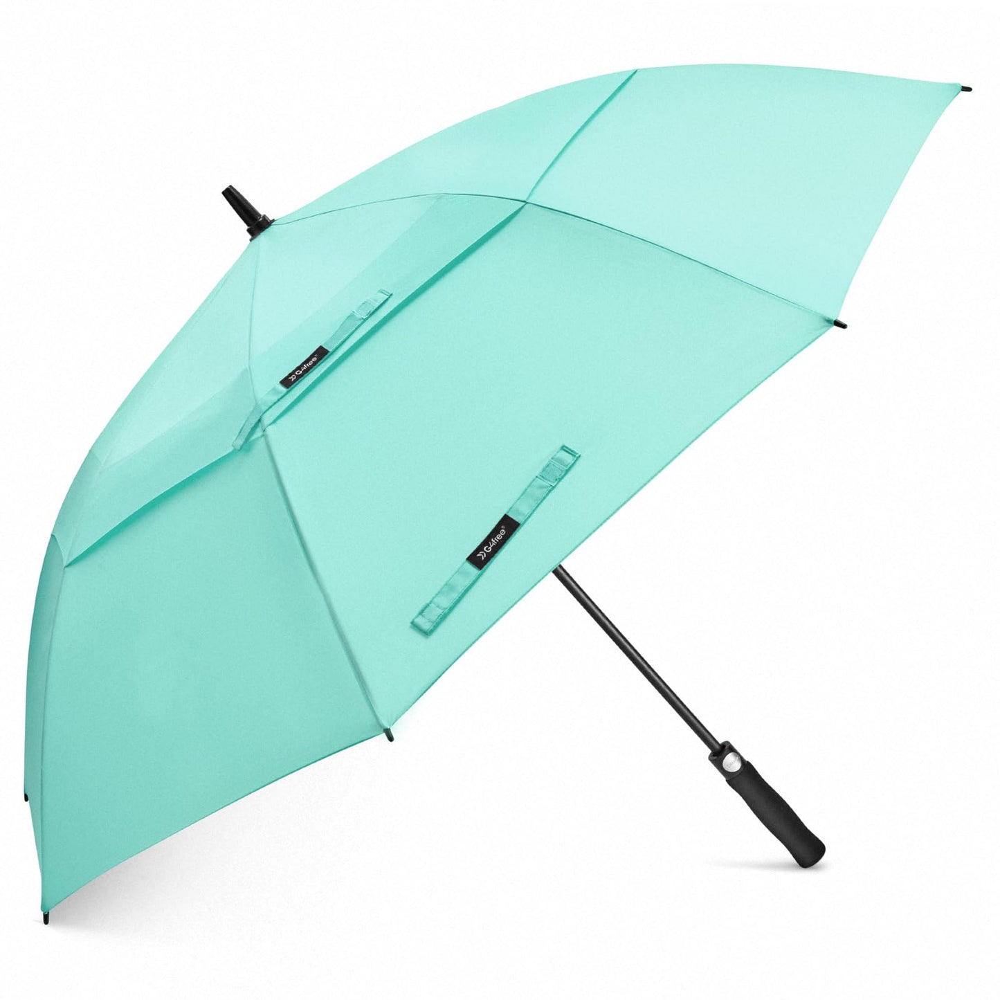 G4Free 47/54/62/68/72 Inch Golf Umbrella Windproof Auto Open Large Umbrella | Oversized Stick Umbrella, Extra Large, Vented Double Canopy, Waterproof 210T Pongee Fabric, Fiberglass Frame, EVA Foam Handle