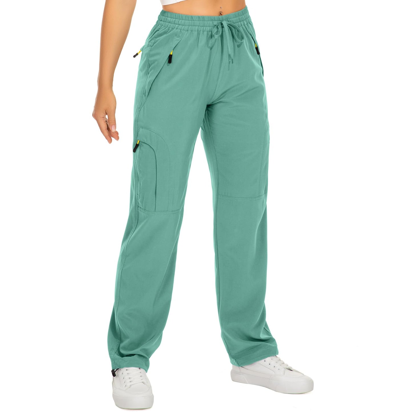 Toomett Women‘s Hiking Cargo Pants UPF 50 Quick Dry with Zipper Pockets | Lightweight, Travel, Golf, Safari,sun protection,water resistant